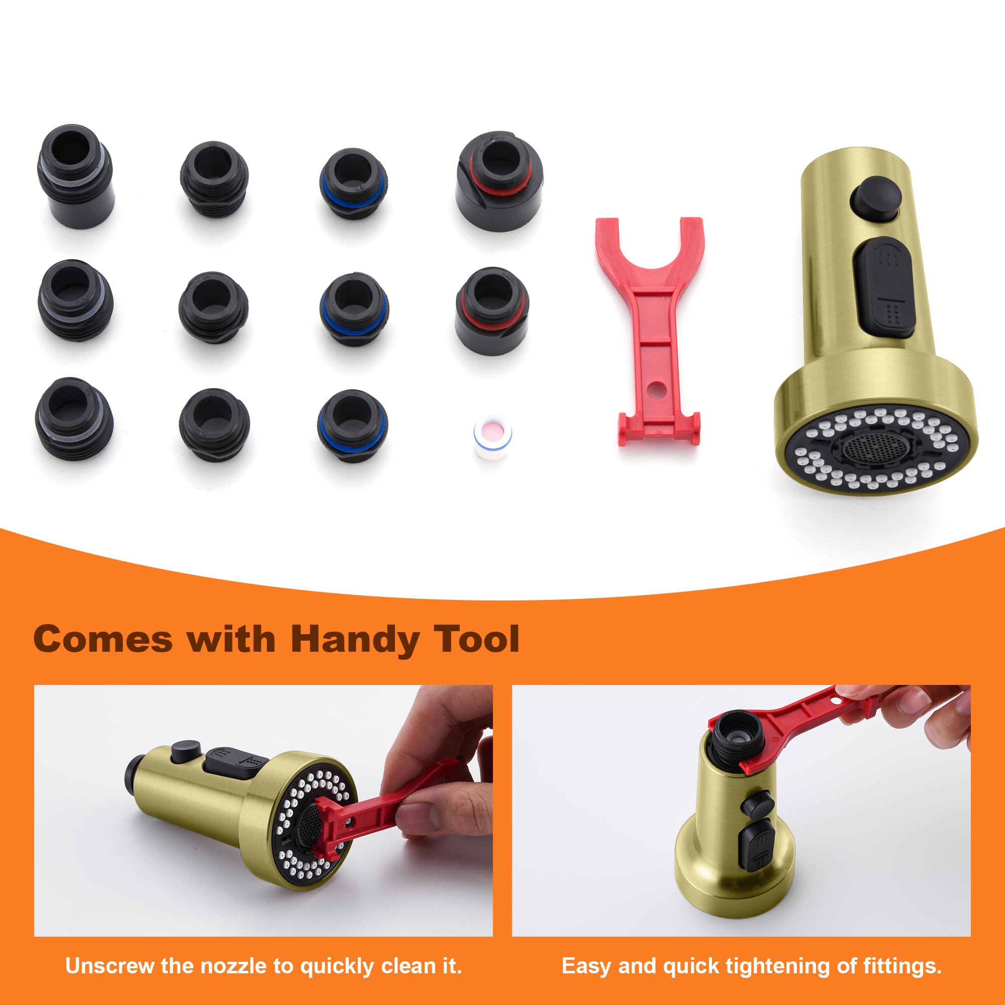 Afoxsos LAF0727F090 Faucet-Spray-Hoses-Accessories - View #3