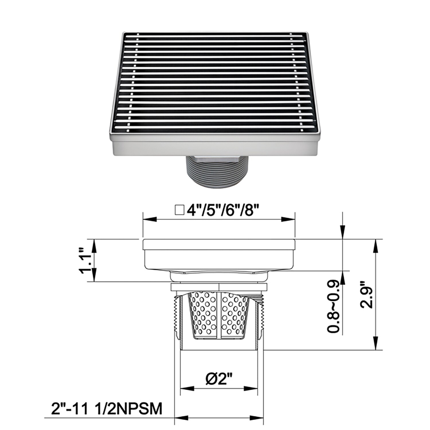 ELEGANTE DRAIN COLLECTION KD01A120-6 Drains-Flanges - View #9