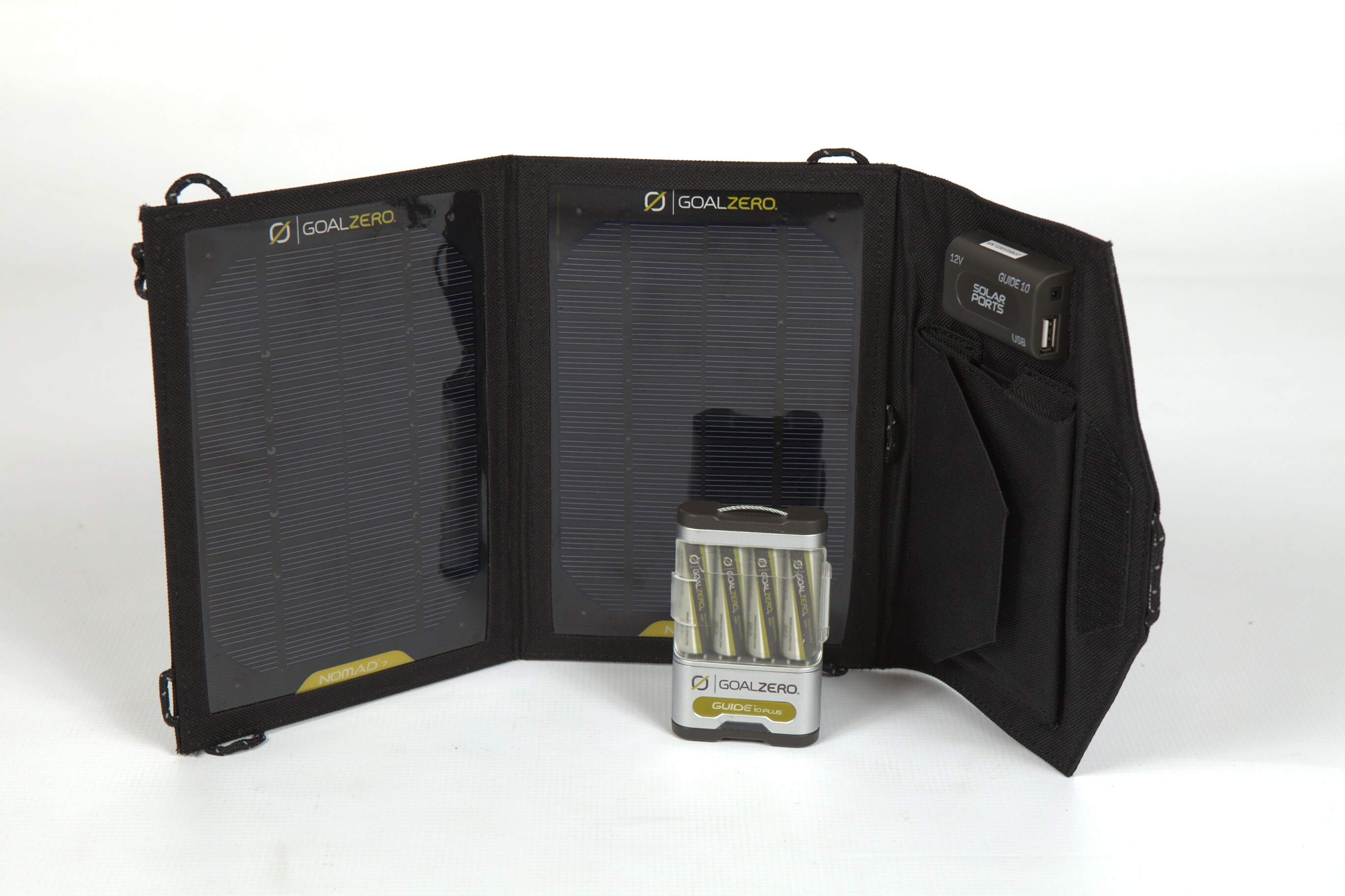 Goal Zero 19010 Guide 10 Plus Adventure Kit 14-Volt Portable Solar Power Kit