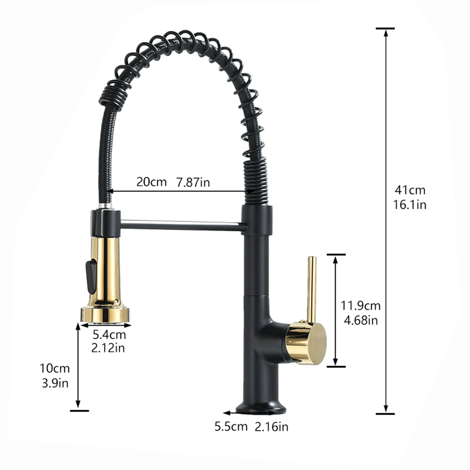 Flynama XY-Q-2135BG-1P Kitchen-Faucets - View #9