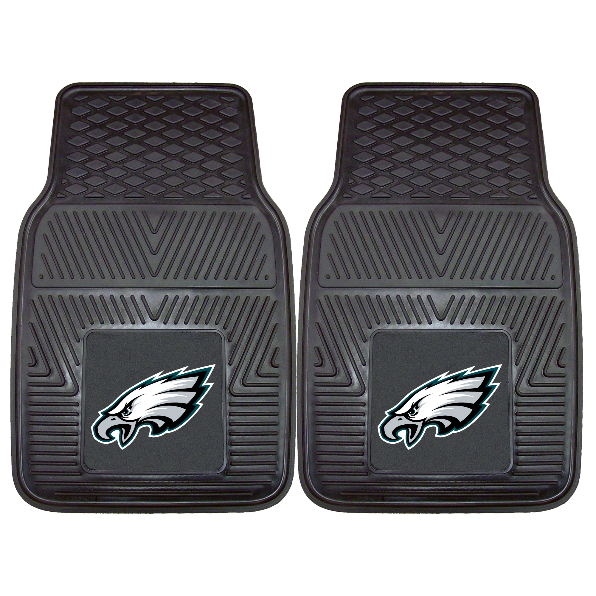 Philadelphia Eagles CUSTOM Matte Black - Metallic Silver Mini