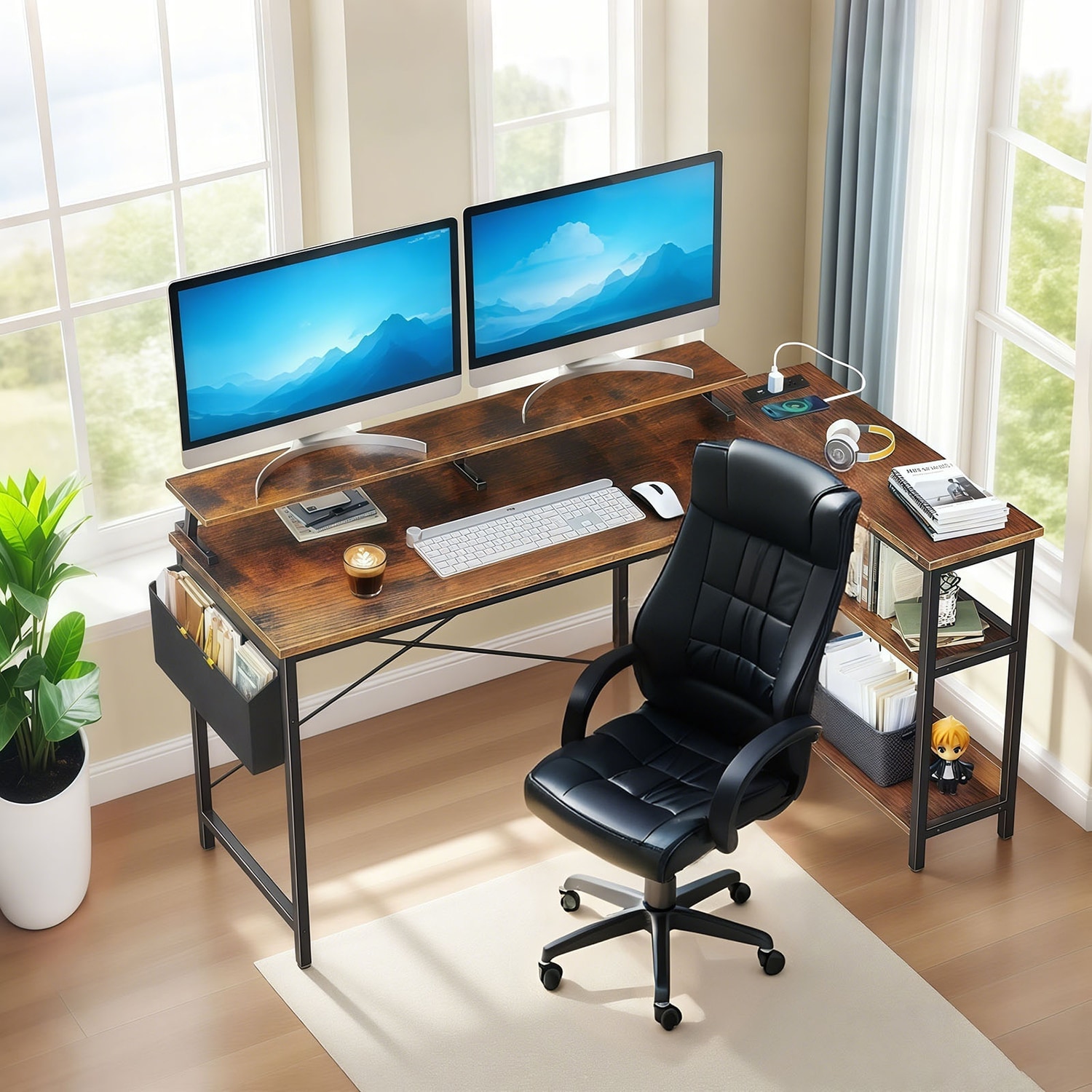Mondawe MO-HW61782BK desks - View #4