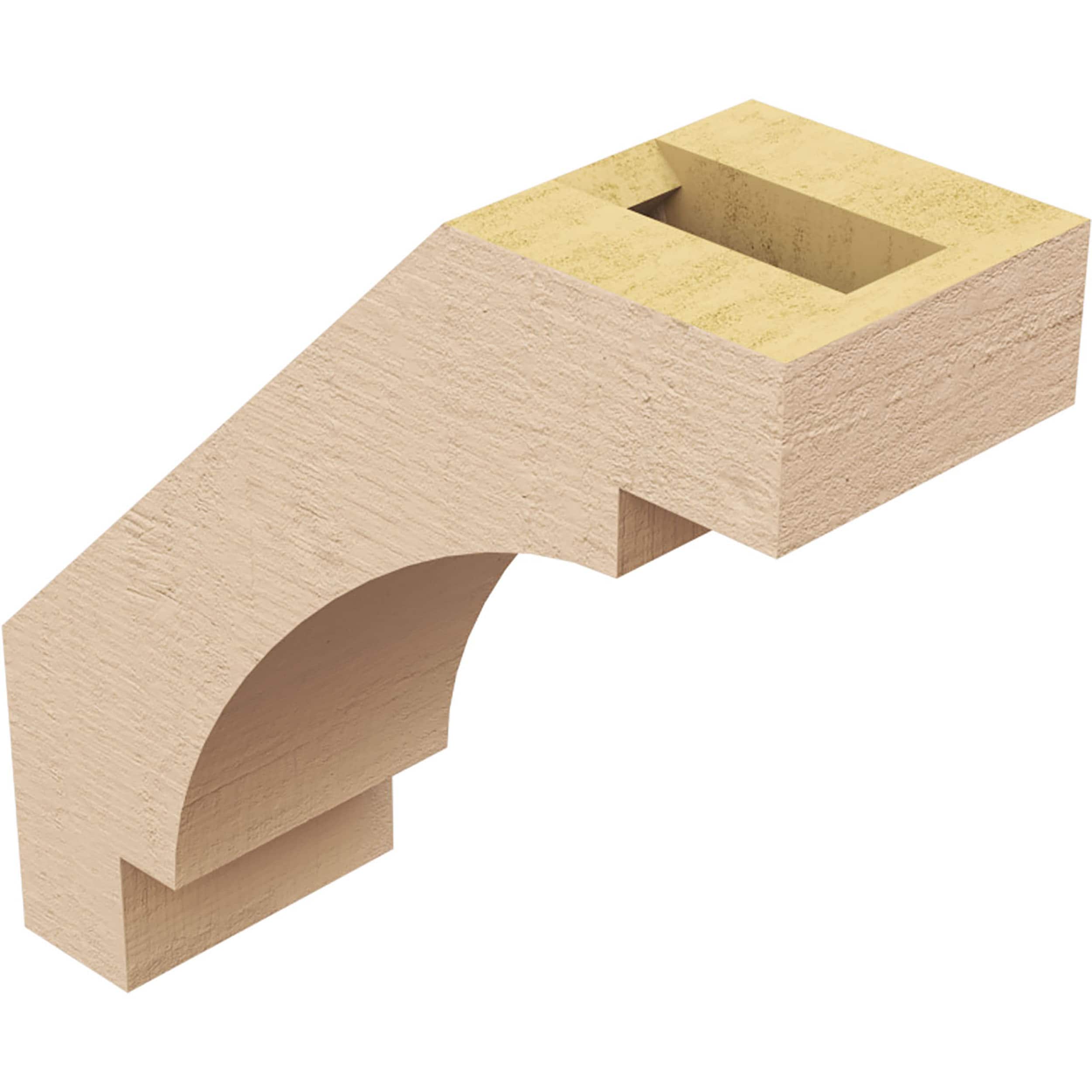 Ekena Millwork BRCUR03X08X08MRCRCPR braces - View #12
