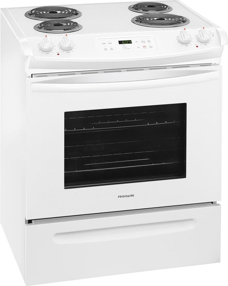 Frigidaire Coil Surface Self-cleaning Slide-In Electric Range (White ...