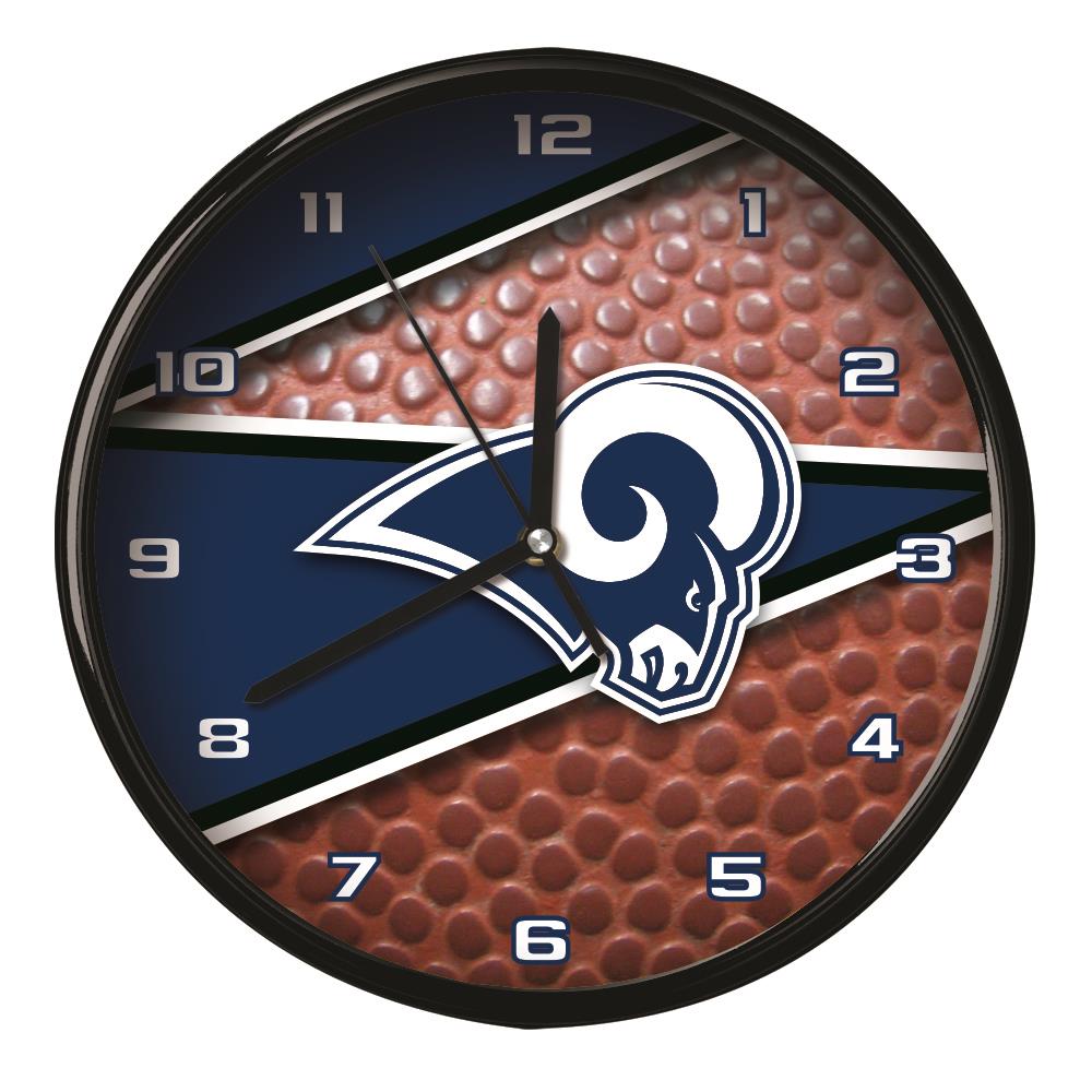 Unique Homemade Wall Clock Battery Included LOS ANGELES RAMS Logo 8in 