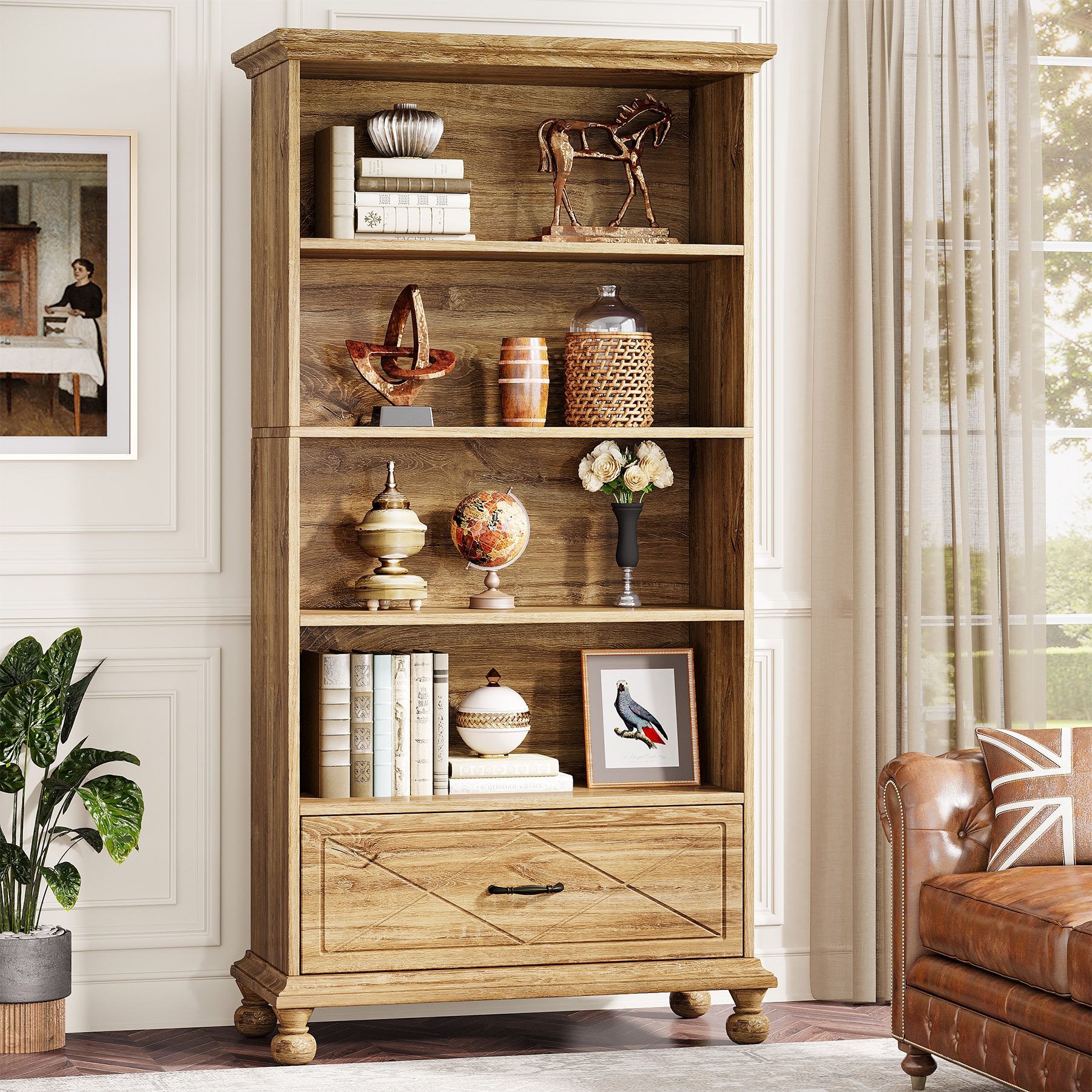 Tribesigns HOGA-NY147 bookcases - View #2