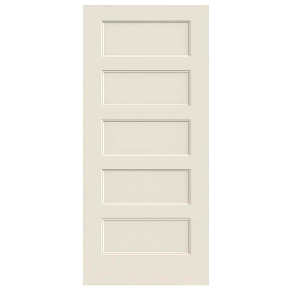 JELD-WEN Conmore 36-in X 84-in 5-panel Equal Smooth Solid Core Primed ...