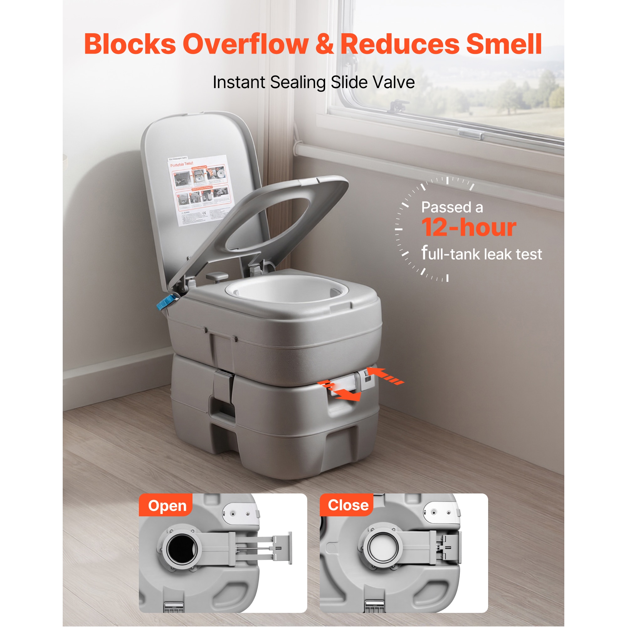 VEVOR SCDCXBXSMTY615296V0 toilets - Thumbnail View #5