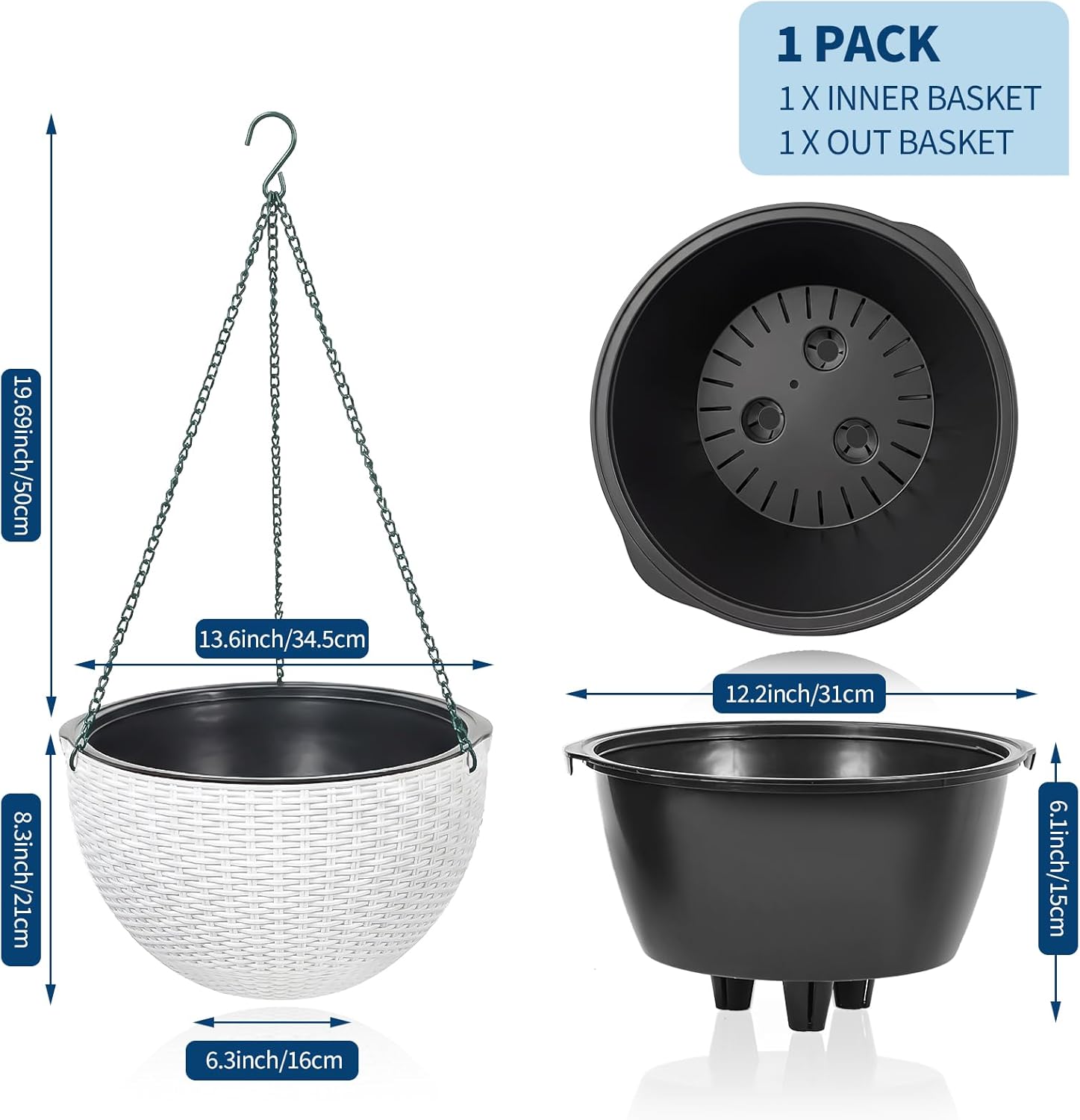 GAOMON LSPPJOK-RPV8G91EQI Planter-Window-Box - View #3