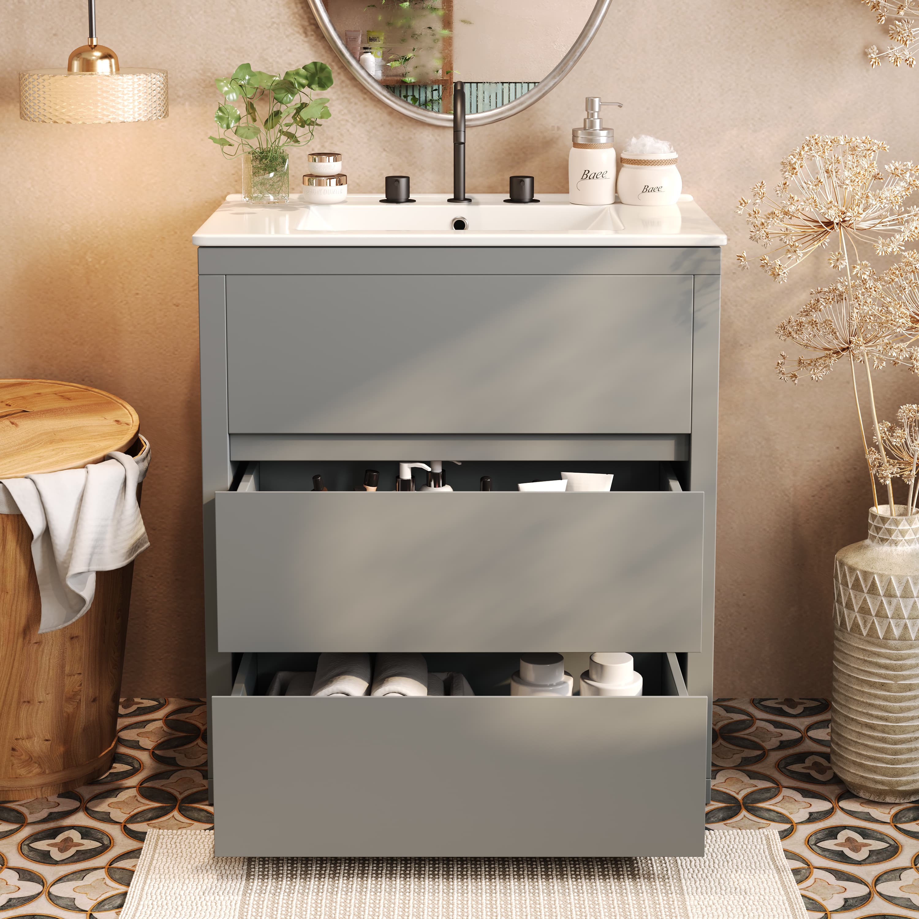 Vynxaria LEXY1436-DJYS-SZT206 Bath-Vanity-Combo - View #4