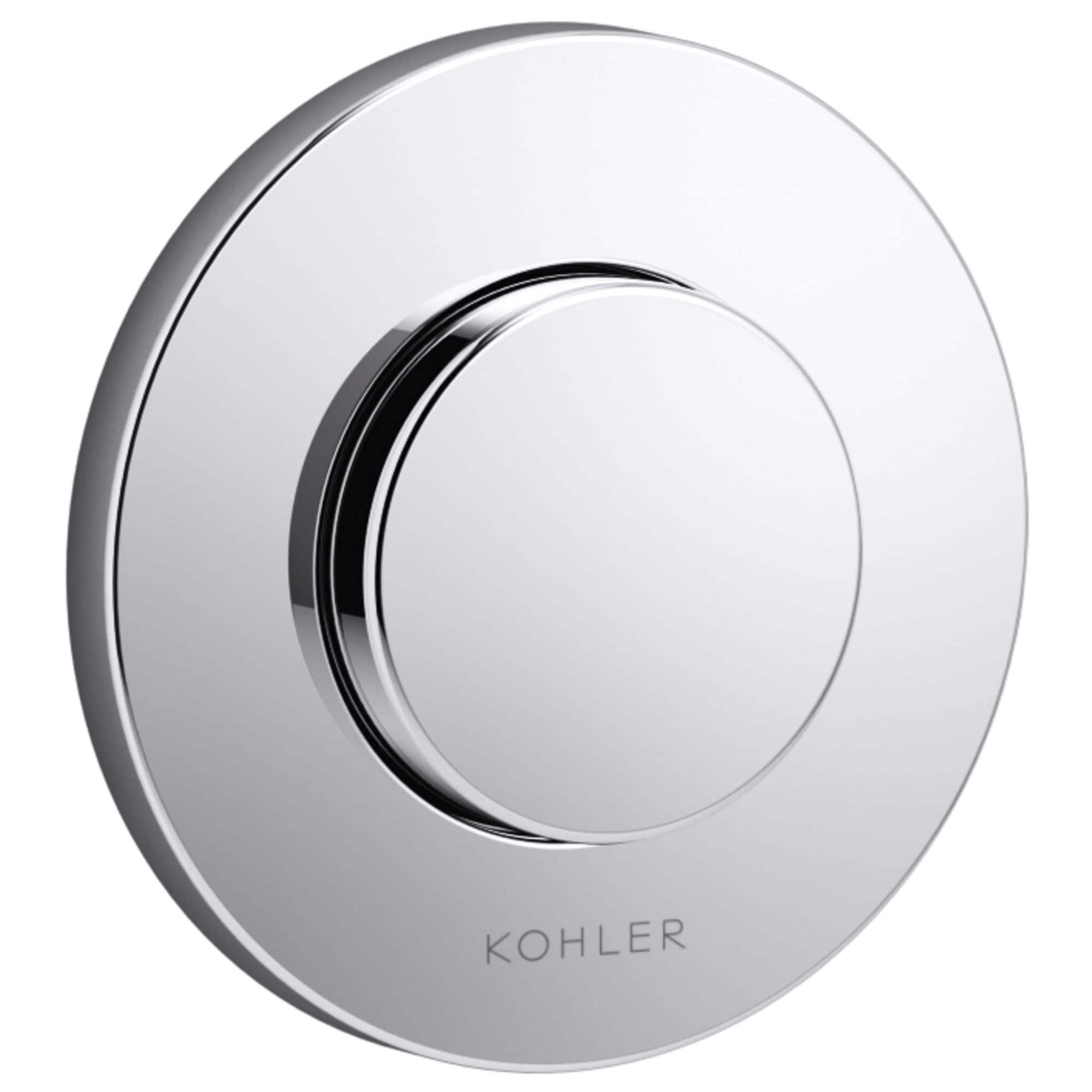 KOHLER K-76748-CP Polished Chrome Push-button Shower Faucet Handle