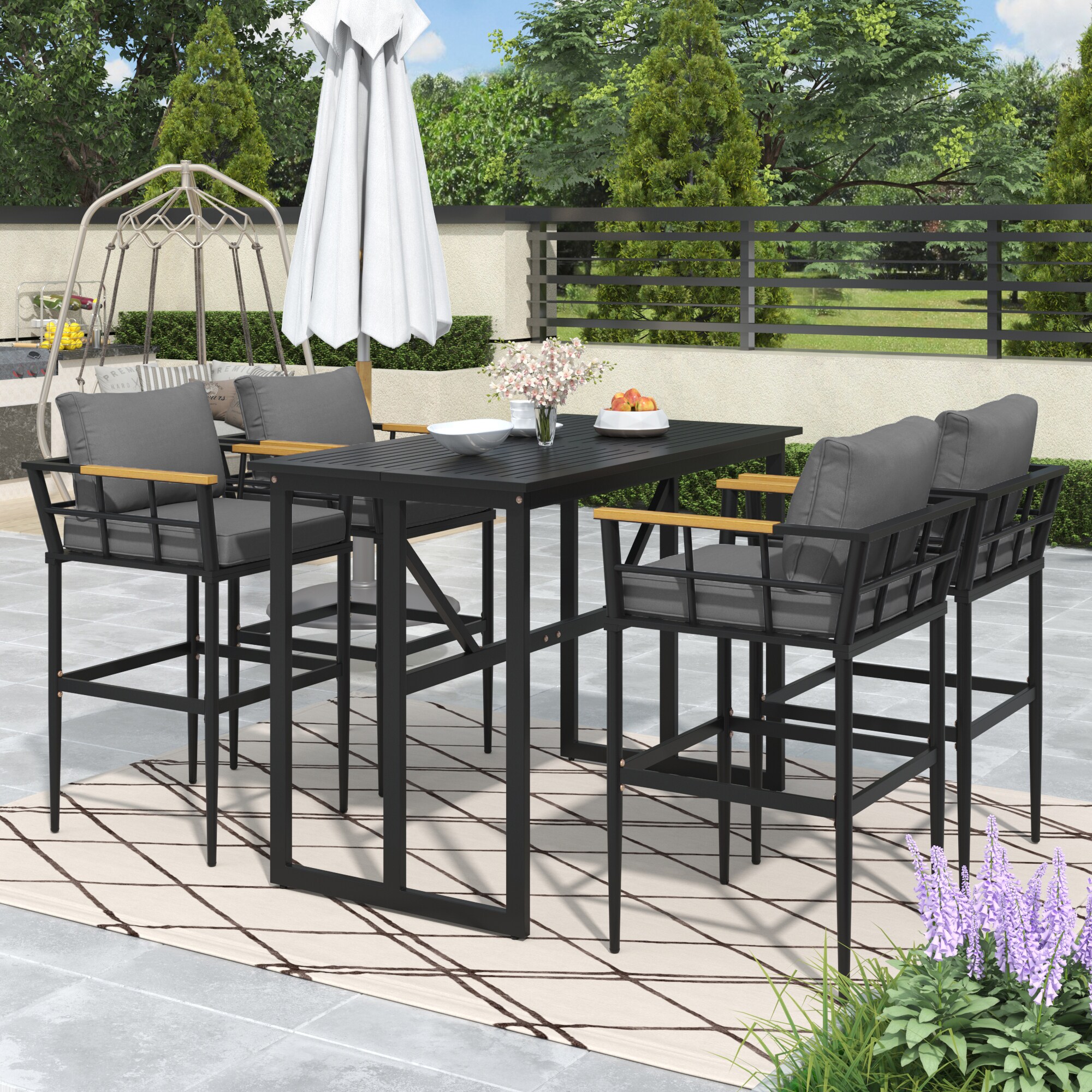 Nestfair FEUS00326E Patio-Dining-Sets - View #2