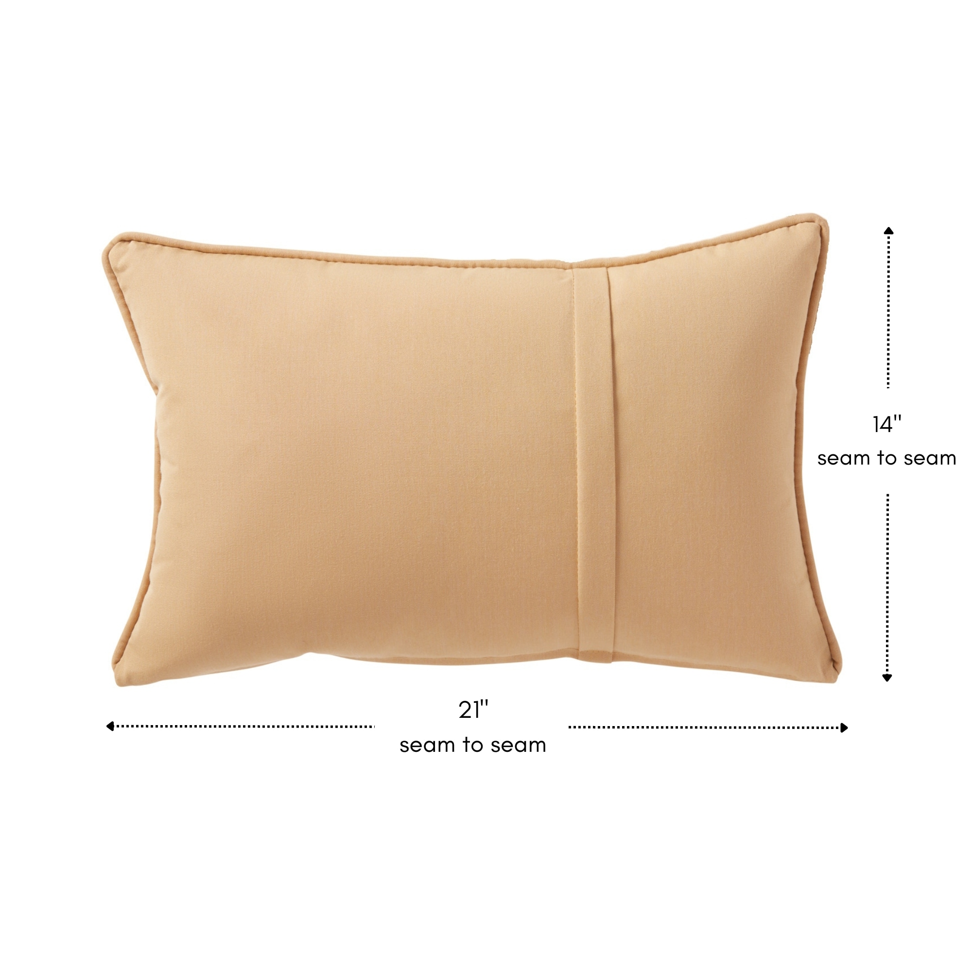 Wheat Sunbrella Fabric Outdoor Rectangle Throw Pillow Set