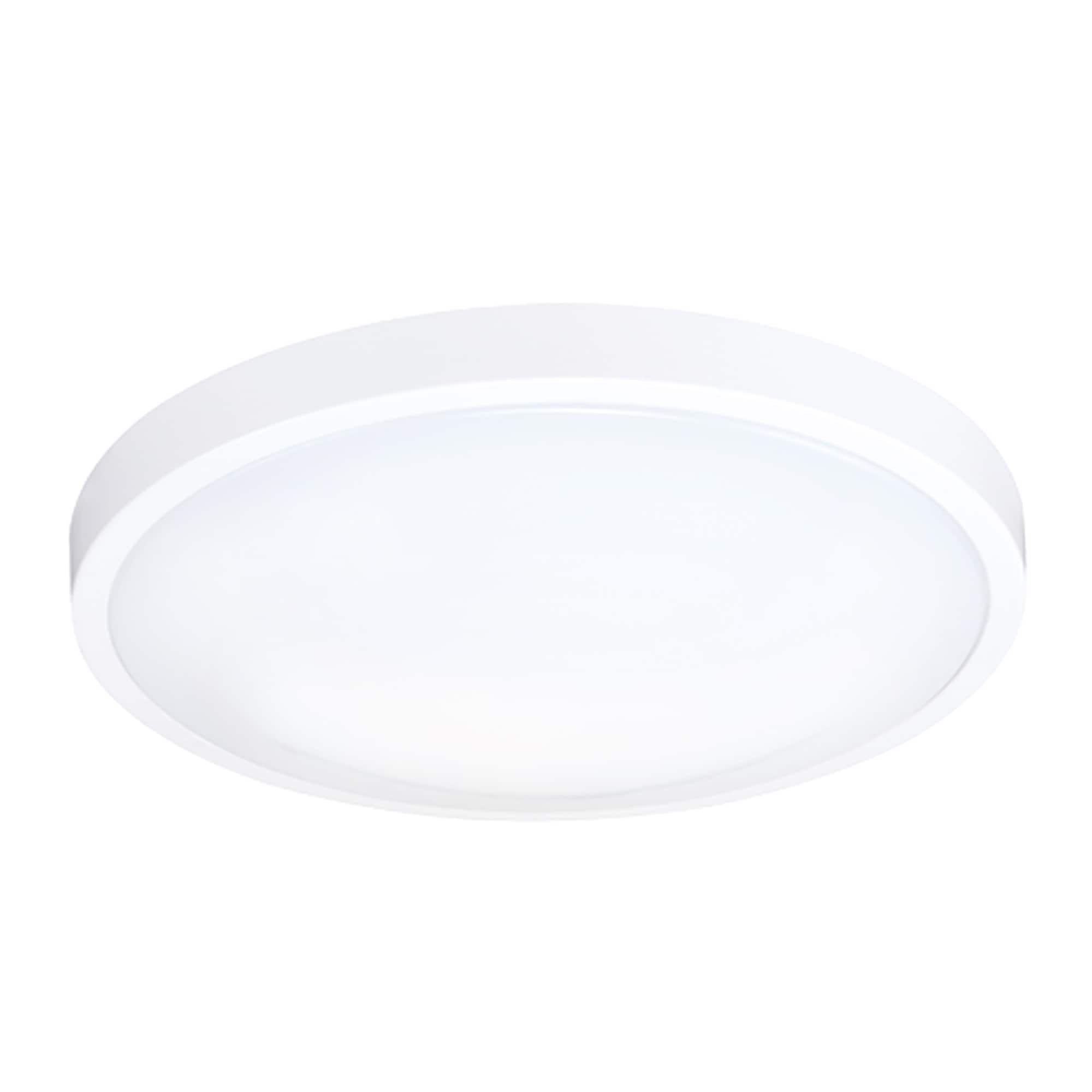 Royal Pacific 14-in White Indoor 1 -Light LED Flush Mount Light