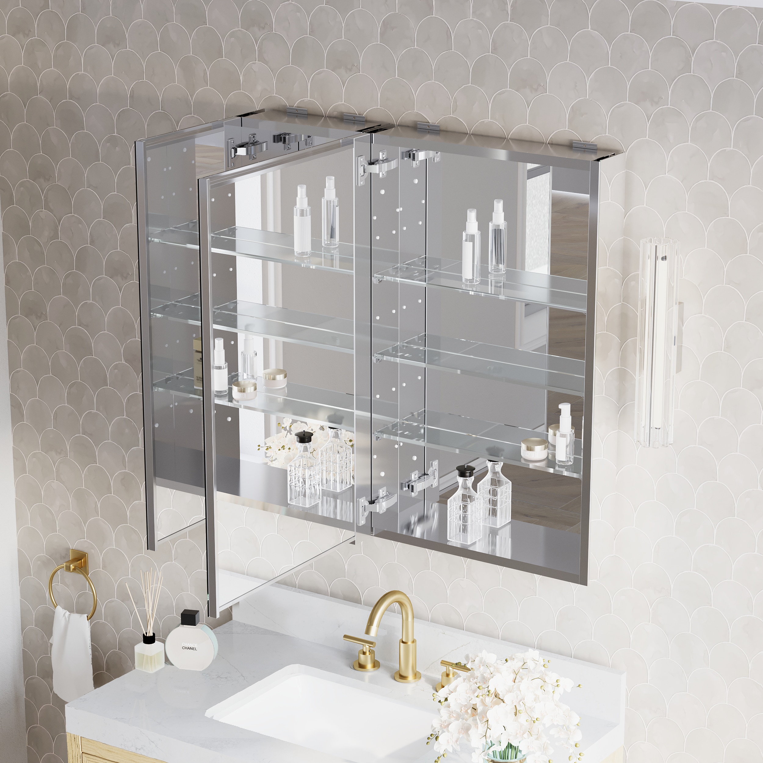 WELLFOR JRA12L20L32 Bathroom-Medicine-Cabinets - View #14