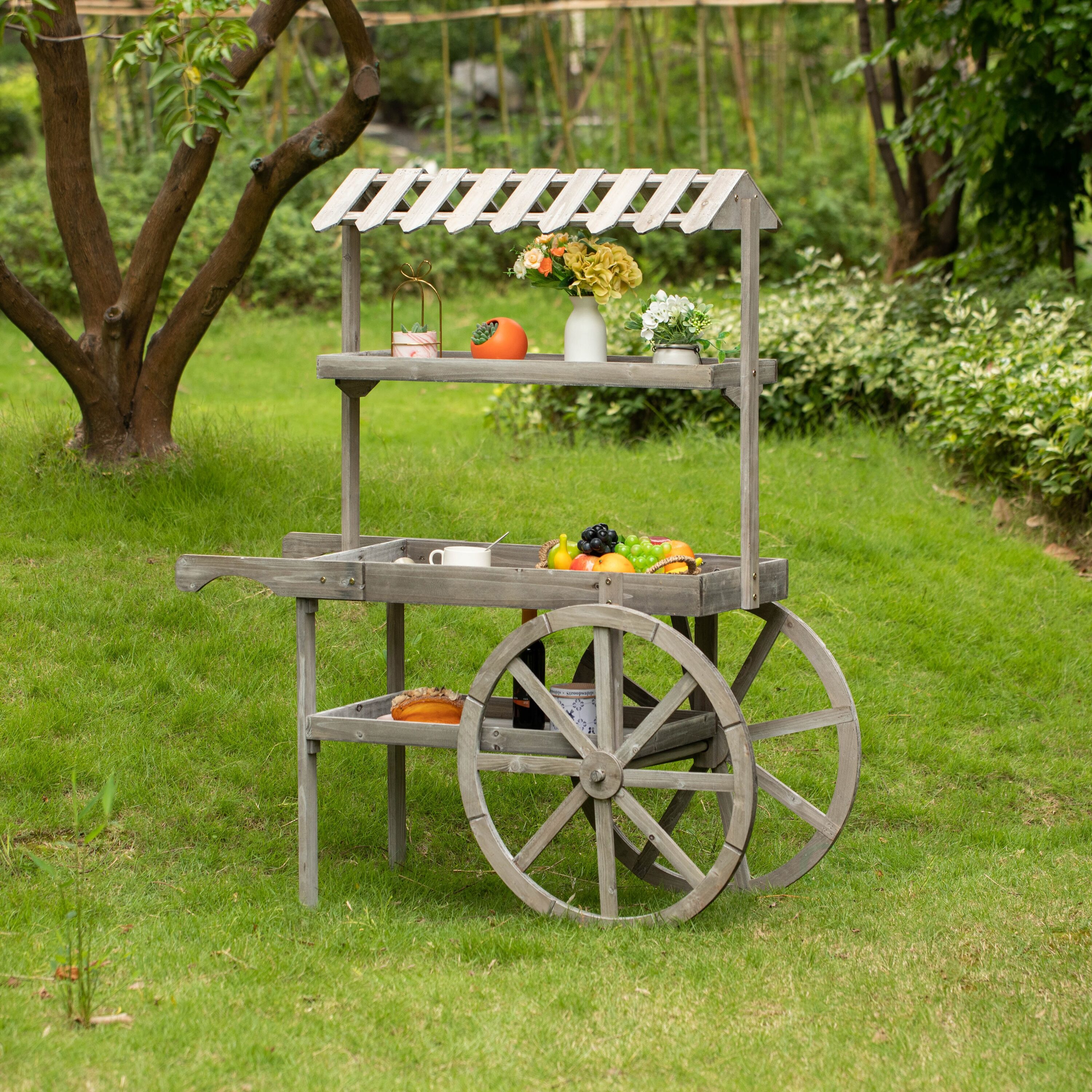 Vintiquewise QI004639 Plant-Stand - View #2