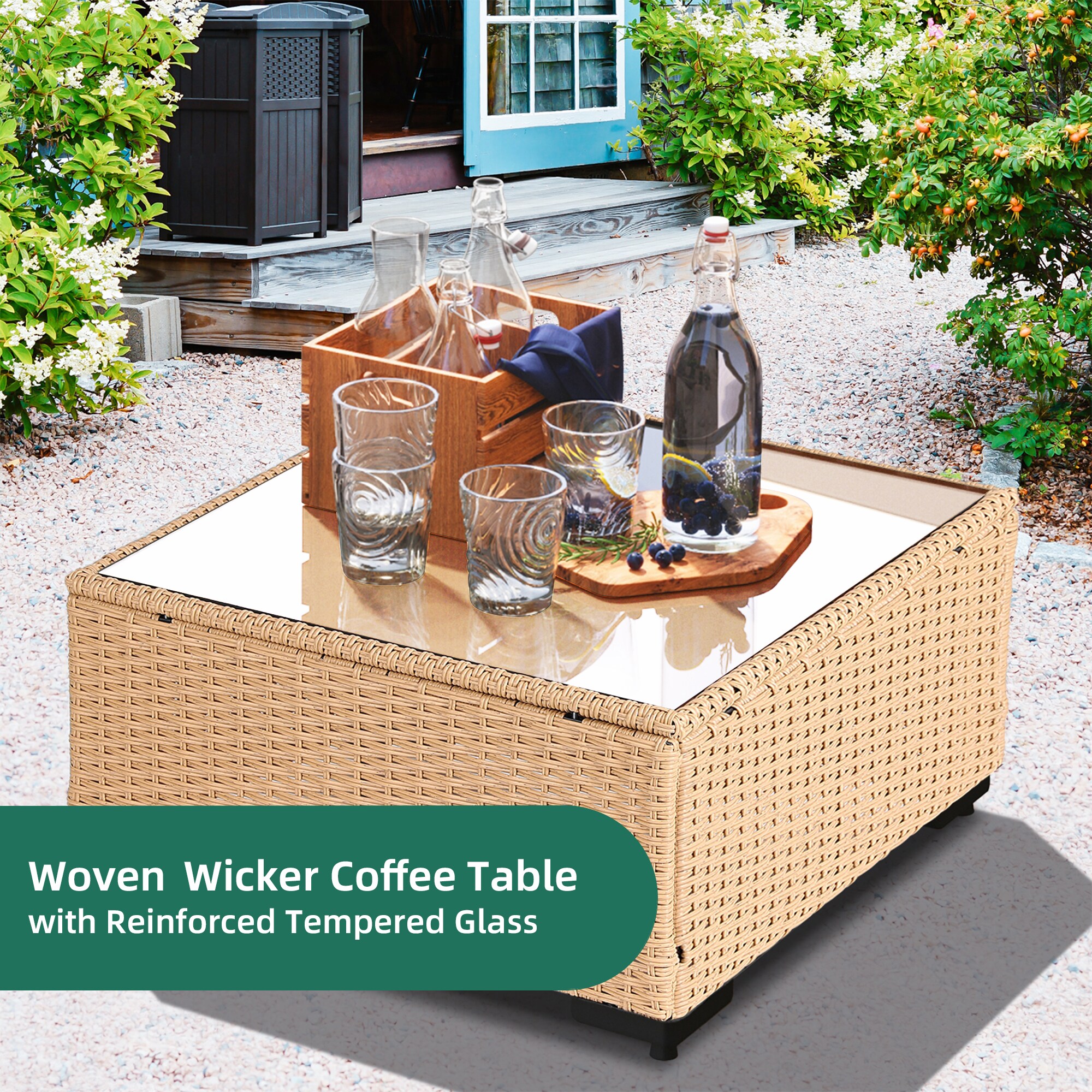 UPHA TBBE-AB28MDK-LGARY Patio-Conversation-Sets - View #5