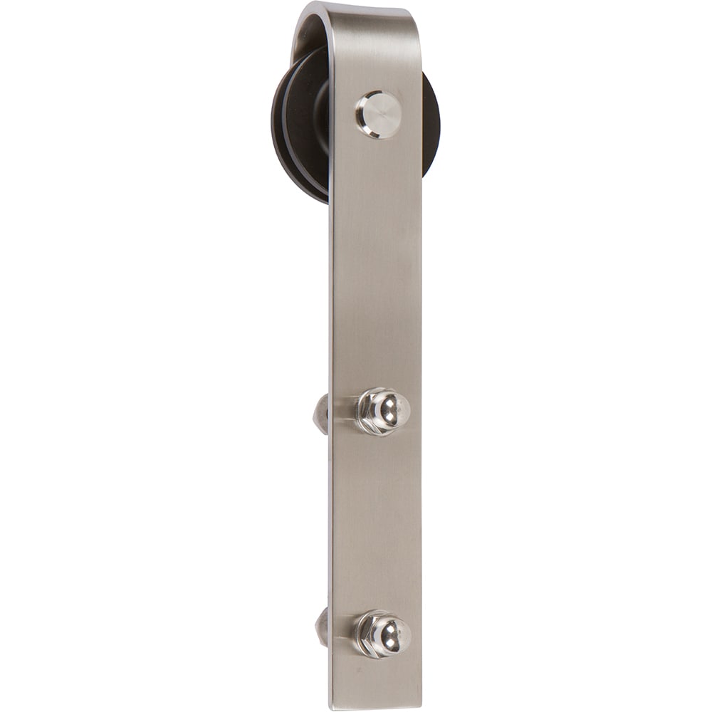 Delaney Hardware BD1062 72-in Satin Satin nickel Indoor Standard Single Barn door hardware kit