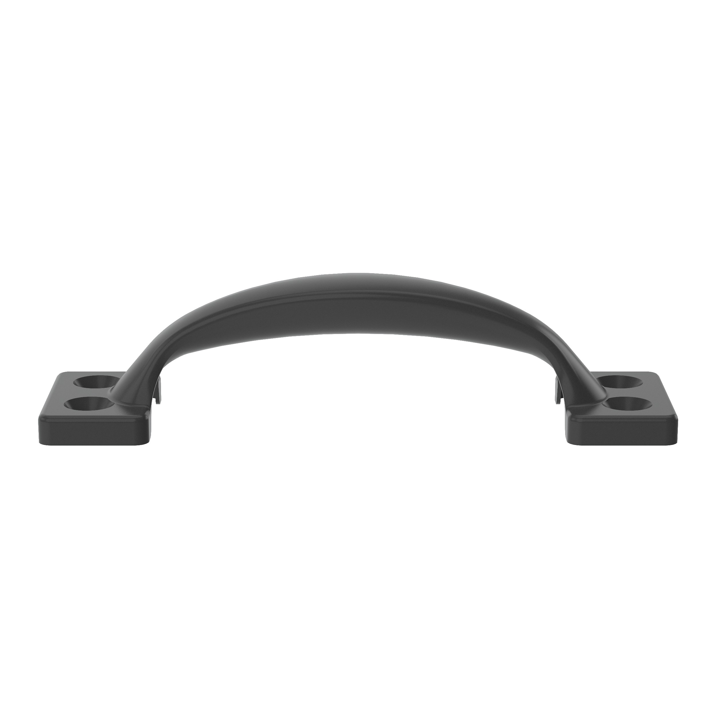 Style Selections DMT-46-MB-10PK 4-in , 102mm Center to Center Matte Black Arch Handle 10 -Pack