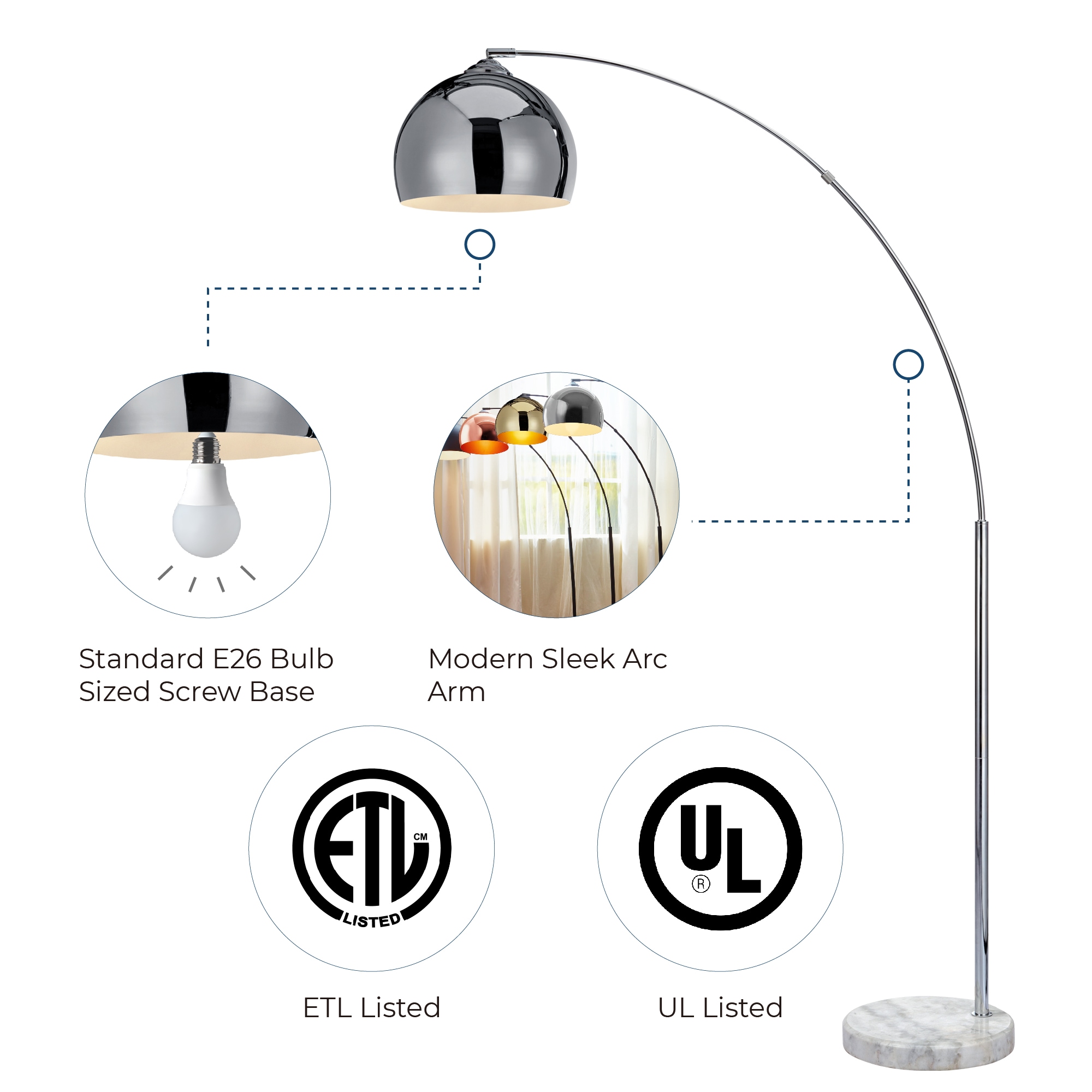 Teamson Home VN-L00010 floorlamps - View #7