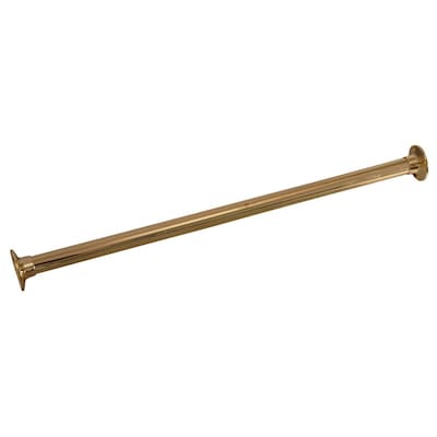 Barclay Straight Shower Rod 73 In To 84, Brushed Gold Shower Curtain Pole