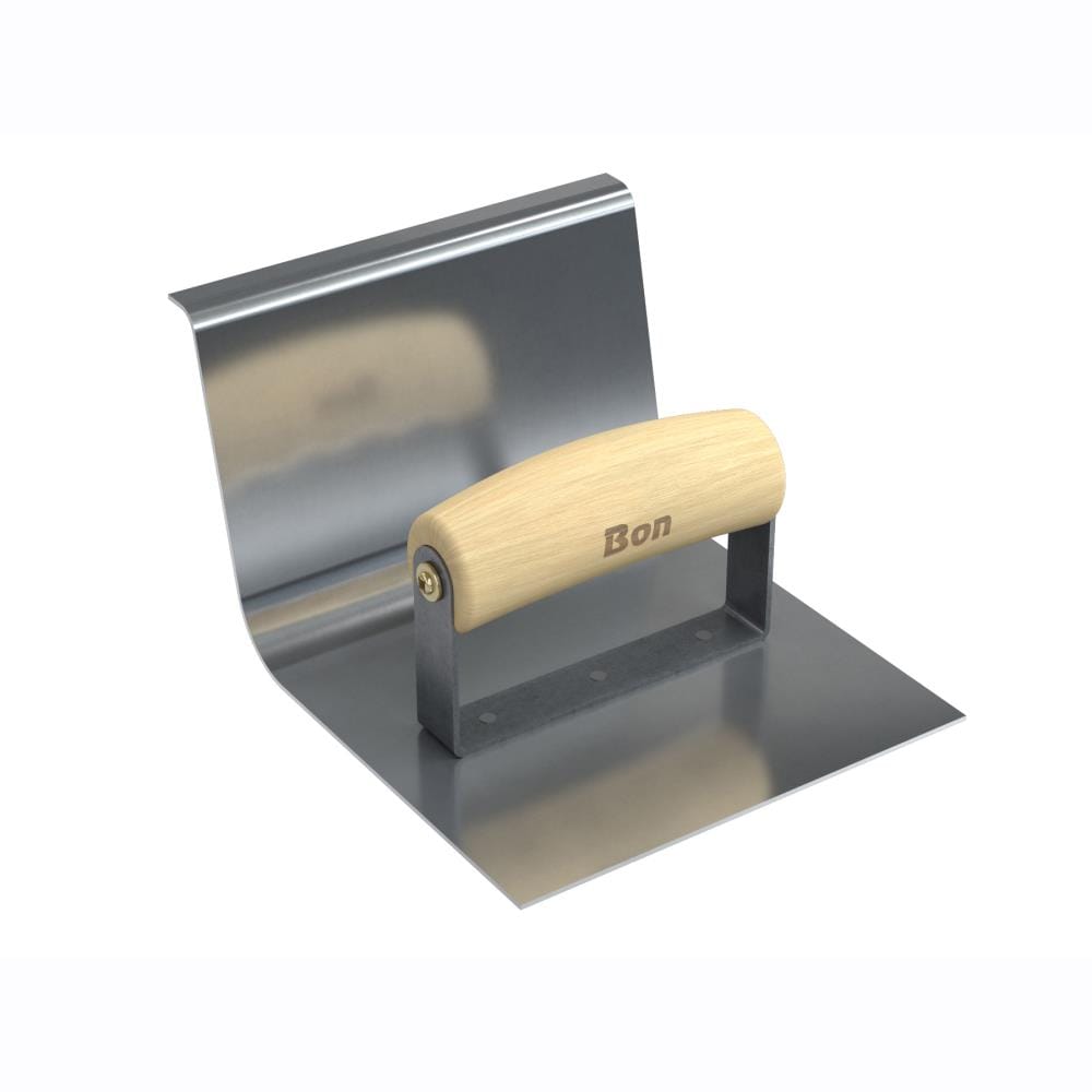 Bon Tool 22-814 6-in x 6-in Stainless Steel Concrete Edger with 4-in Radius