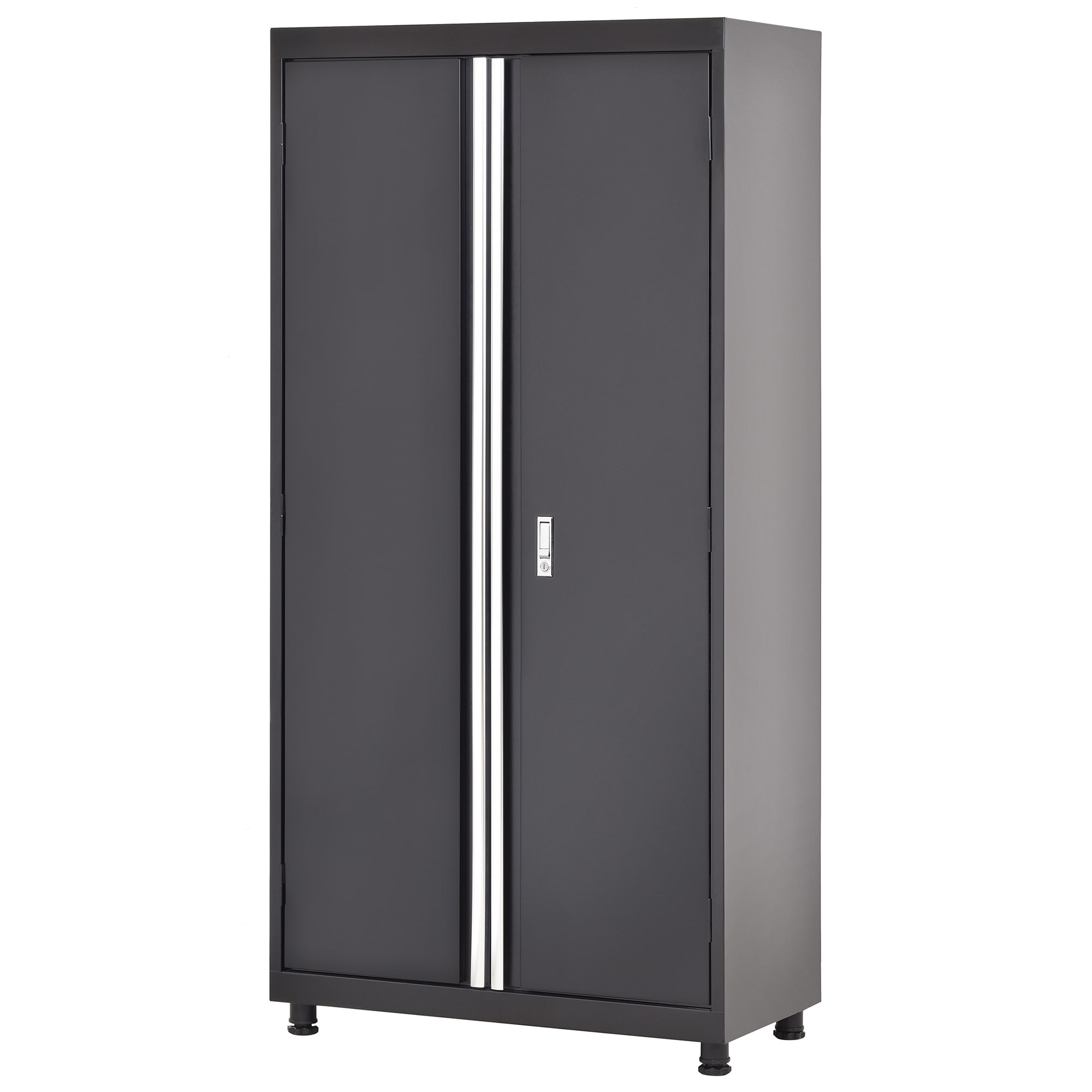 Rubbermaid Plastic Freestanding Garage Cabinet in Gray (36-in W x