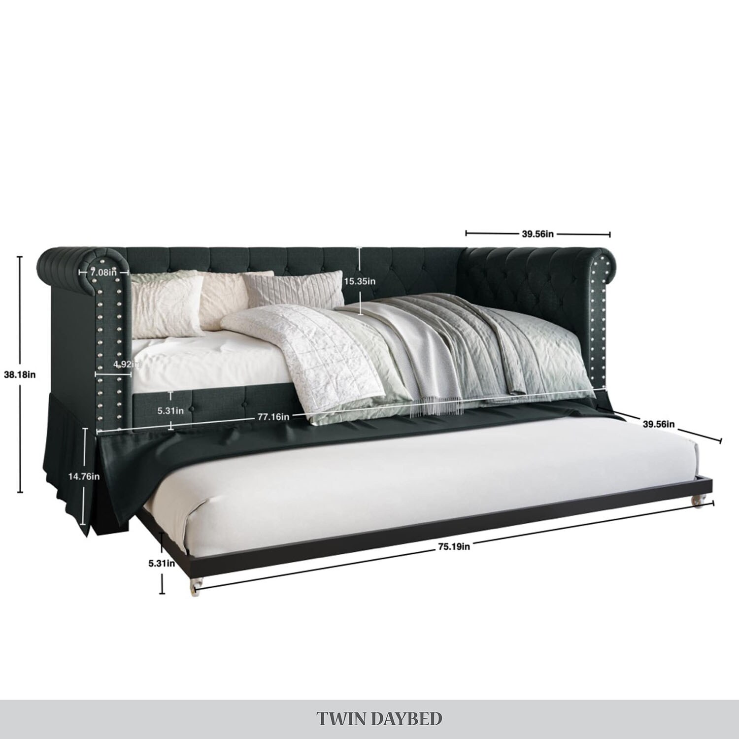 CasePiece C5092TT-CGY-LN-X2 beds - View #5