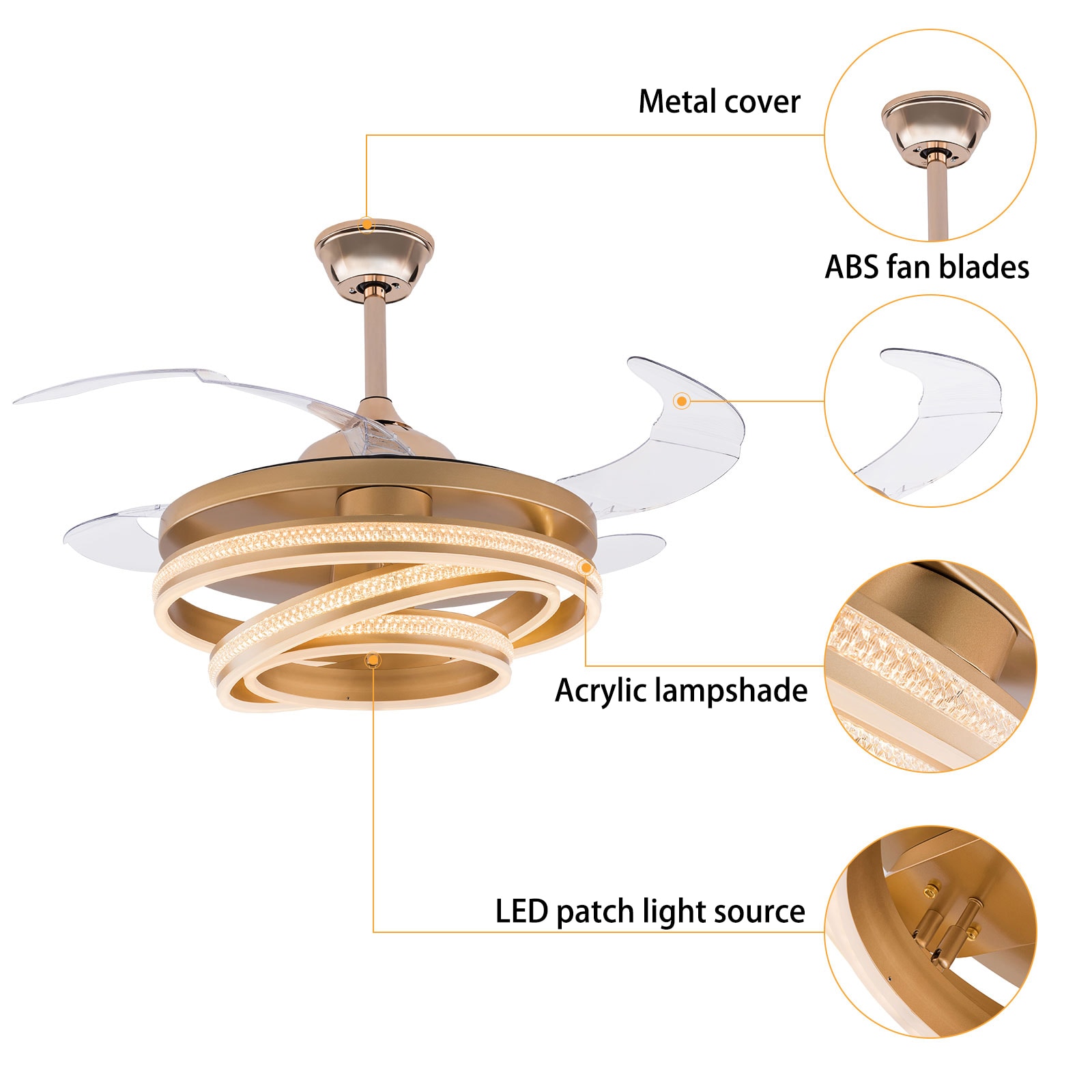 Oukaning JZUCODN399HCX Ceiling-Fans - View #5