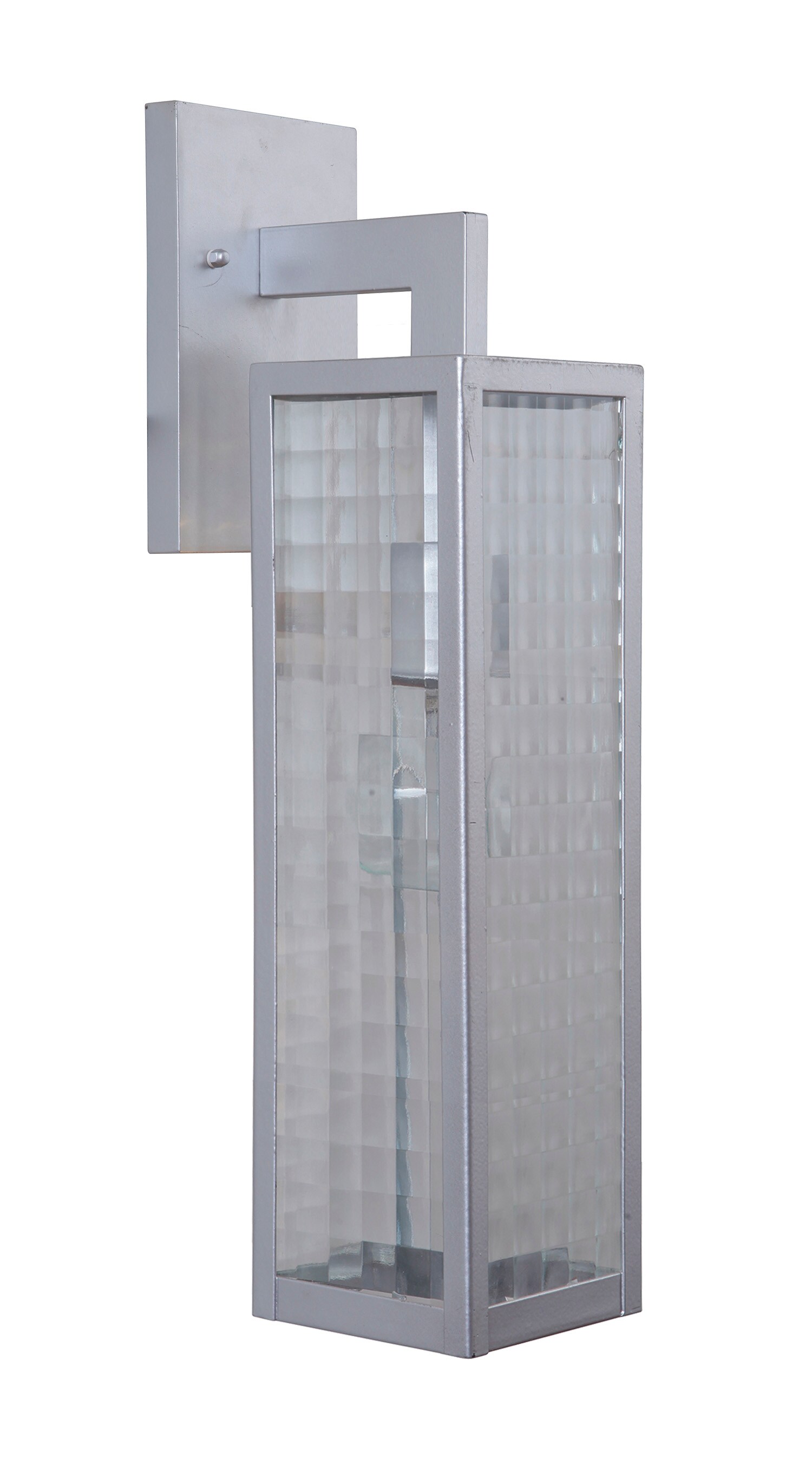 Craftmade Z4524-CM-SC Deka 1 -Light 20.25-in H Chrome Hardwired Outdoor Wall Light
