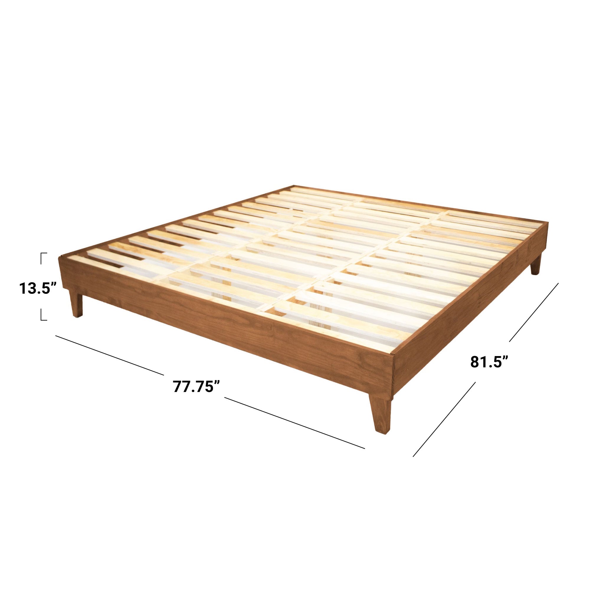 Eluxury wood deals bed frame