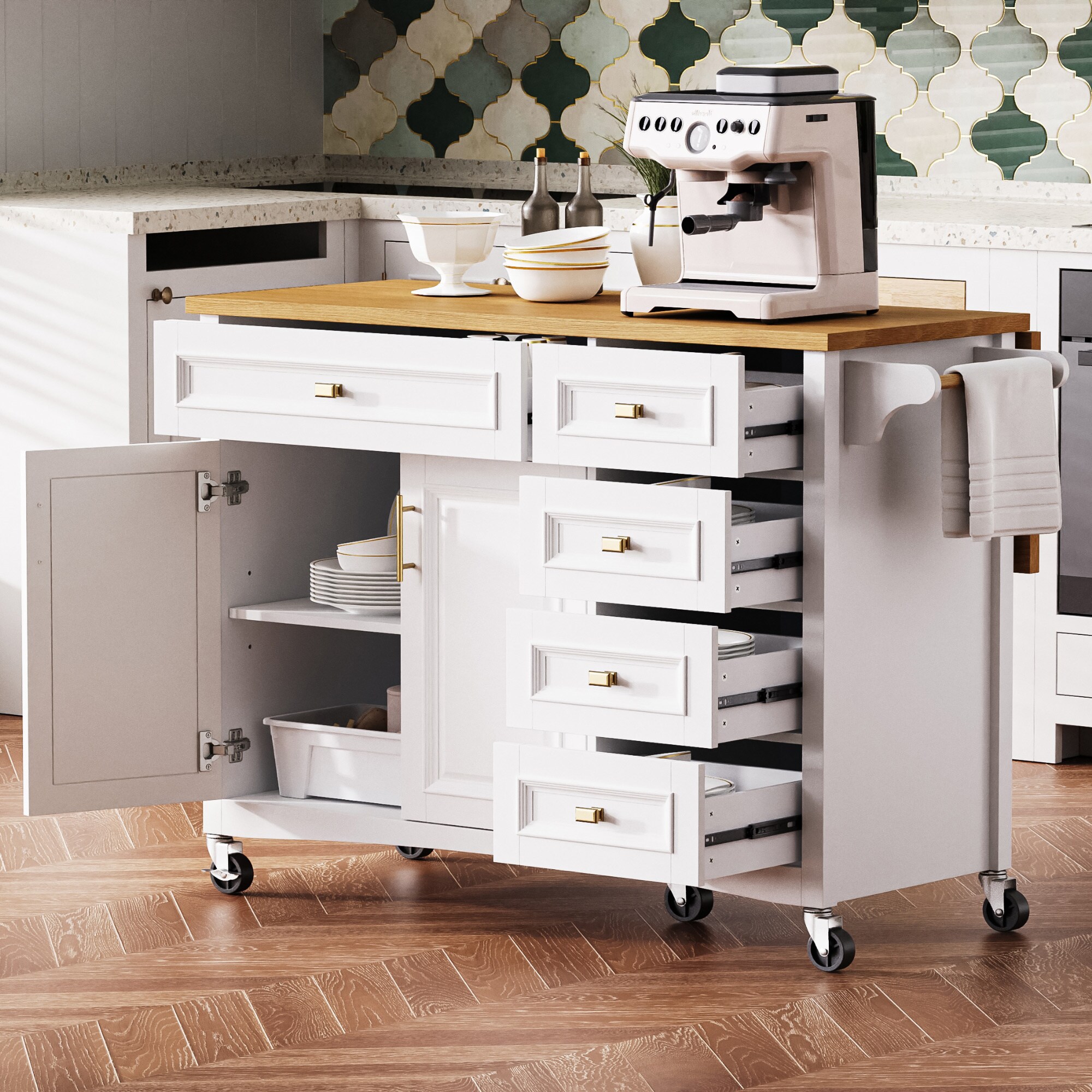 BABOOM BOM-67756WHT-OR Kitchen-Furniture - View #4
