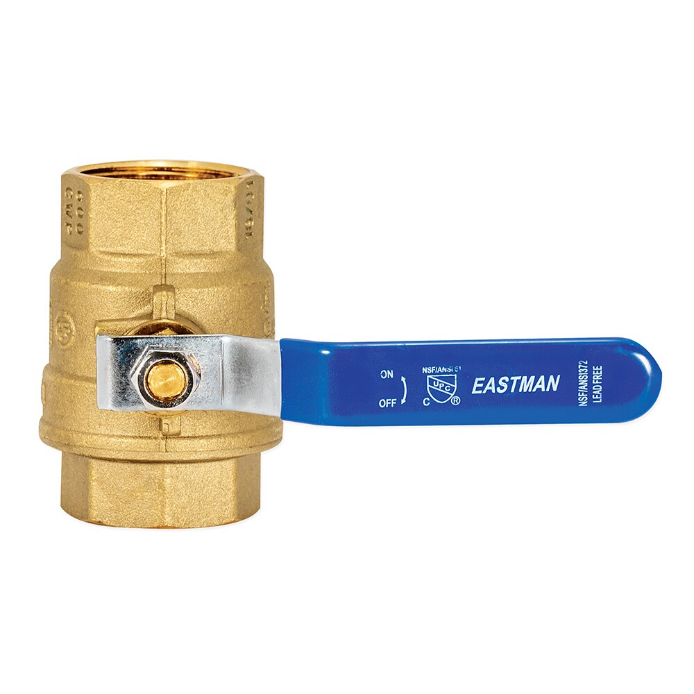 EASTMAN 1-1/4-in Iron PiPE Size Brass Ball Valve 20051LF at Lowes.com