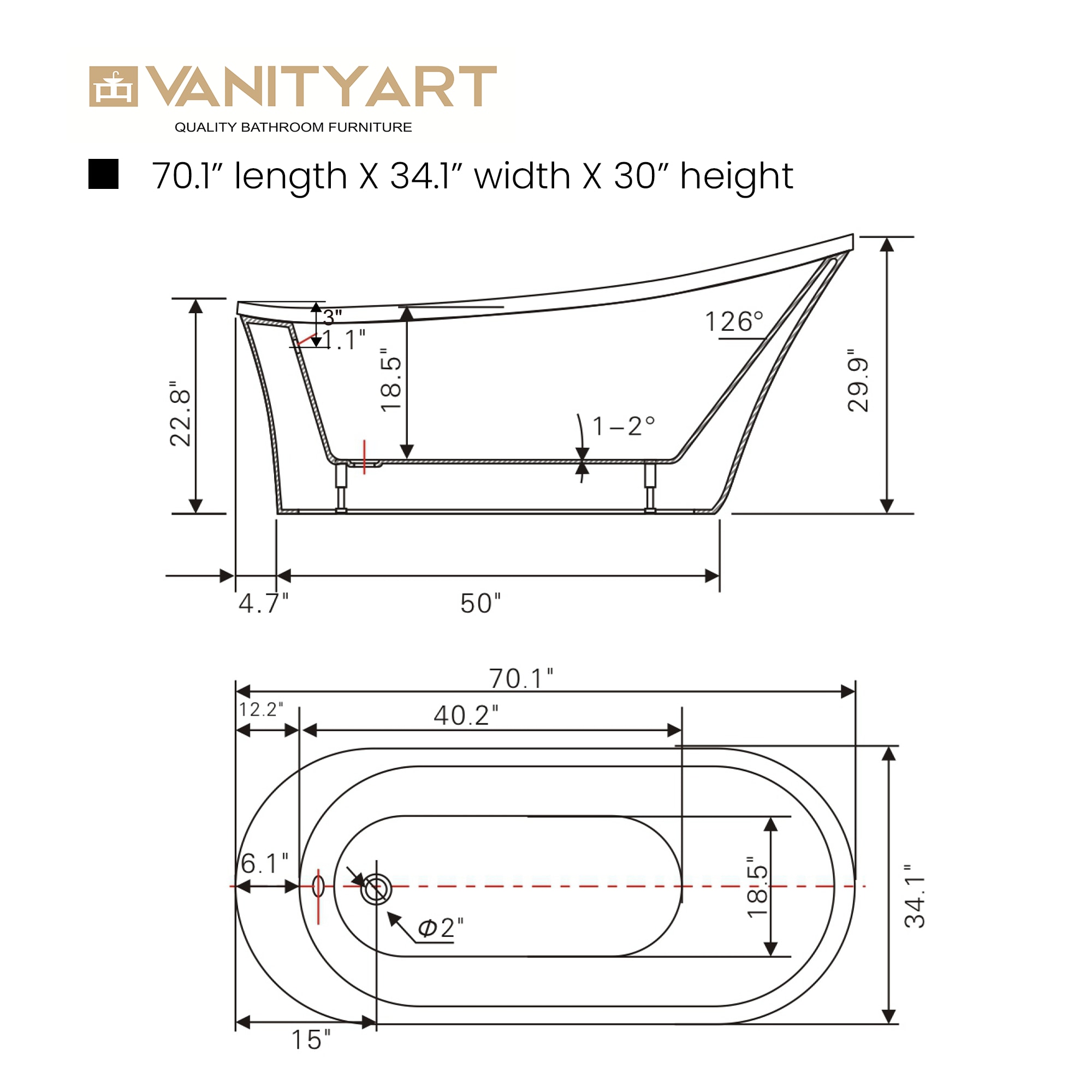 Vanity Art VA6839 bathtubs - View #11