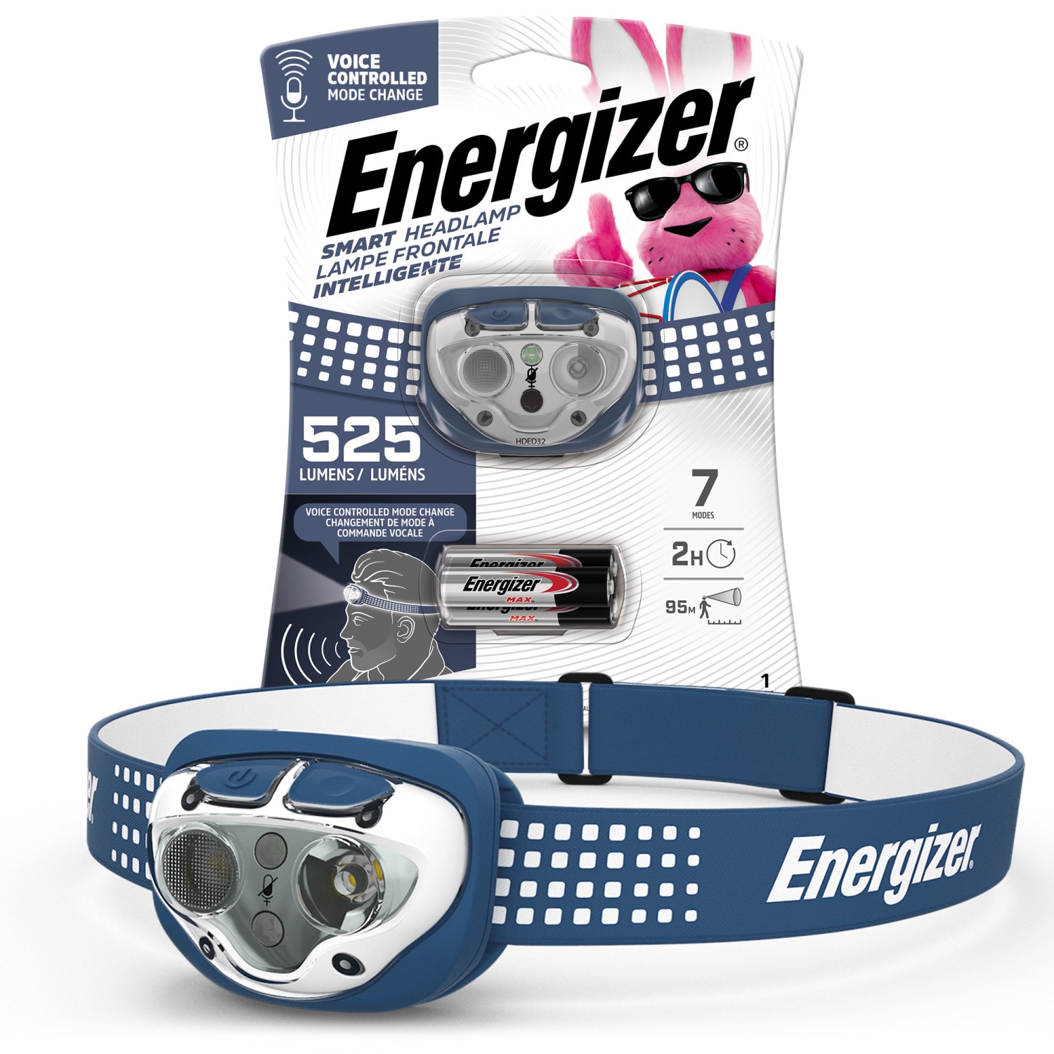 Energizer 525-Lumen LED Headlamp (Battery in the Headlamps department at
