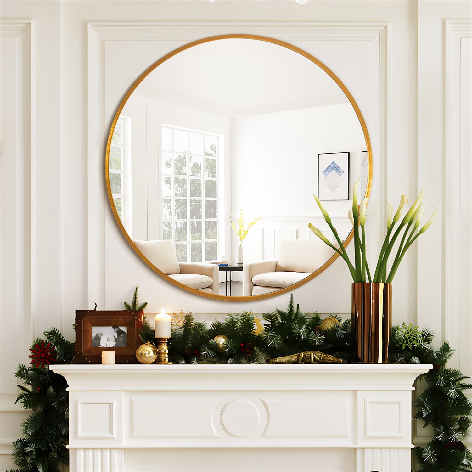 Dovelina LS-A-MR01147 Framed-Bath-Mirrors - View #4