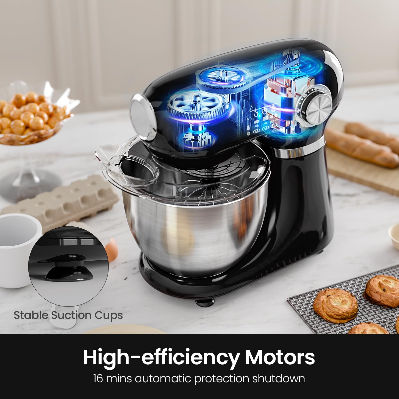 COWSAR LSSM-CF3715B Stand-Mixers - View #4