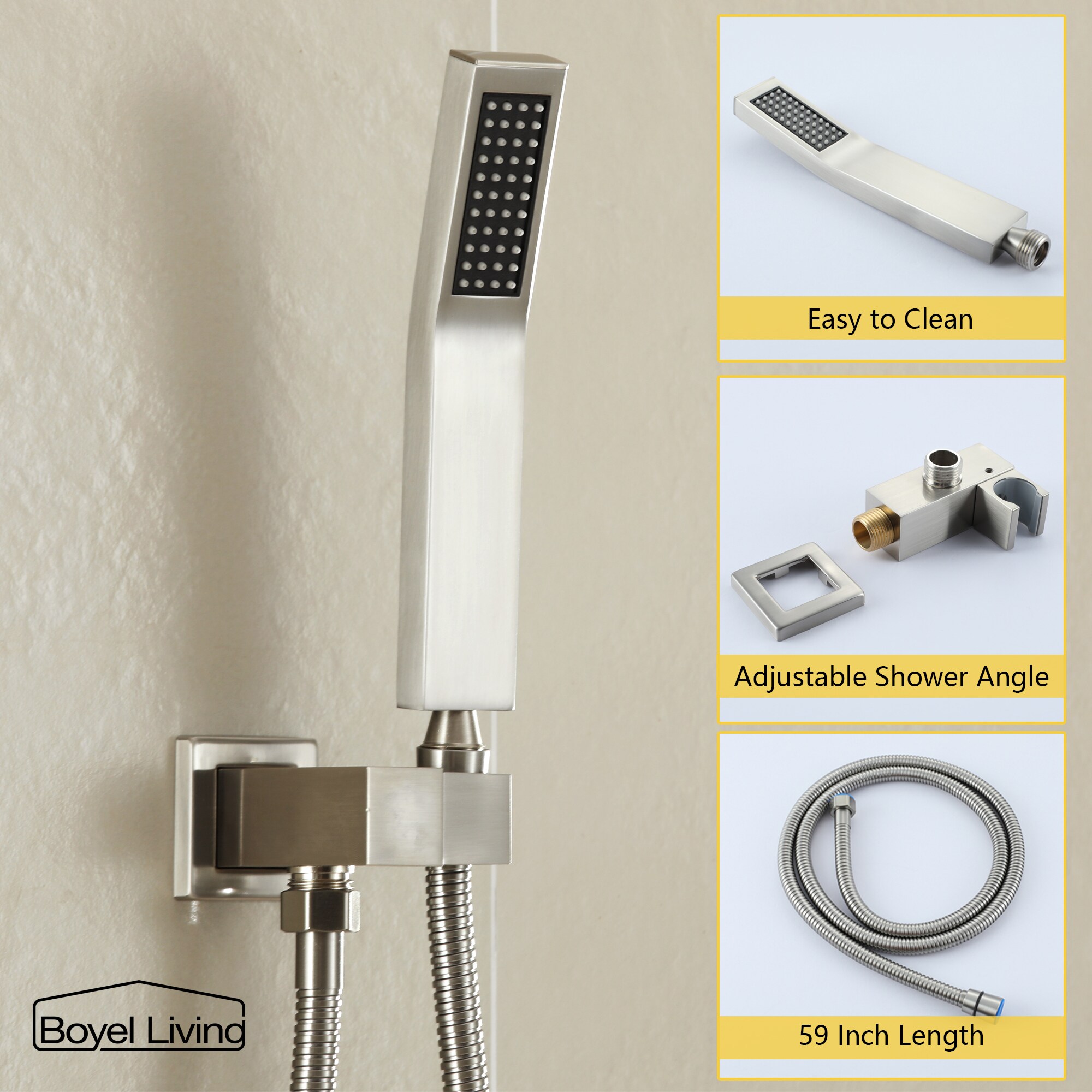 Clihome CHMS-12BN-BOX01 Showerhead-Bar-Panels - View #5