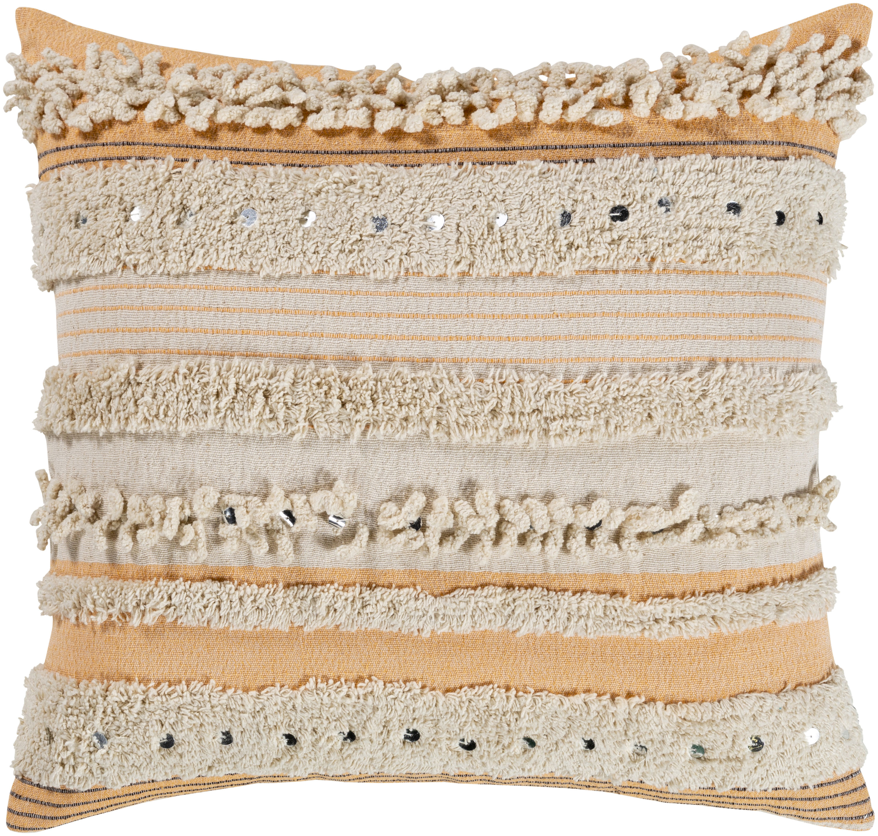 Livabliss TMA005-2020 Temara 20-in x 20-in Peach Indoor Decorative Cover