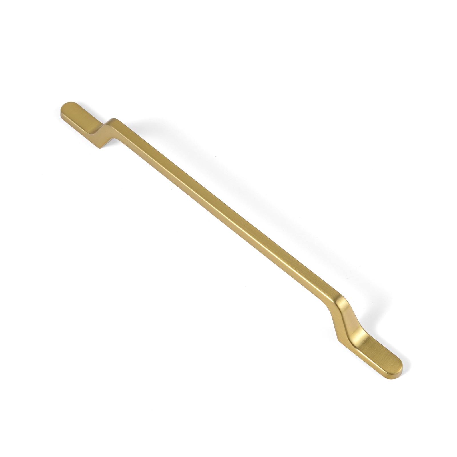 Miaokesen 1751LSJ-192 7-9/16-in , 192mm Center to Center Brushed Gold Arch Handle 6 -Pack