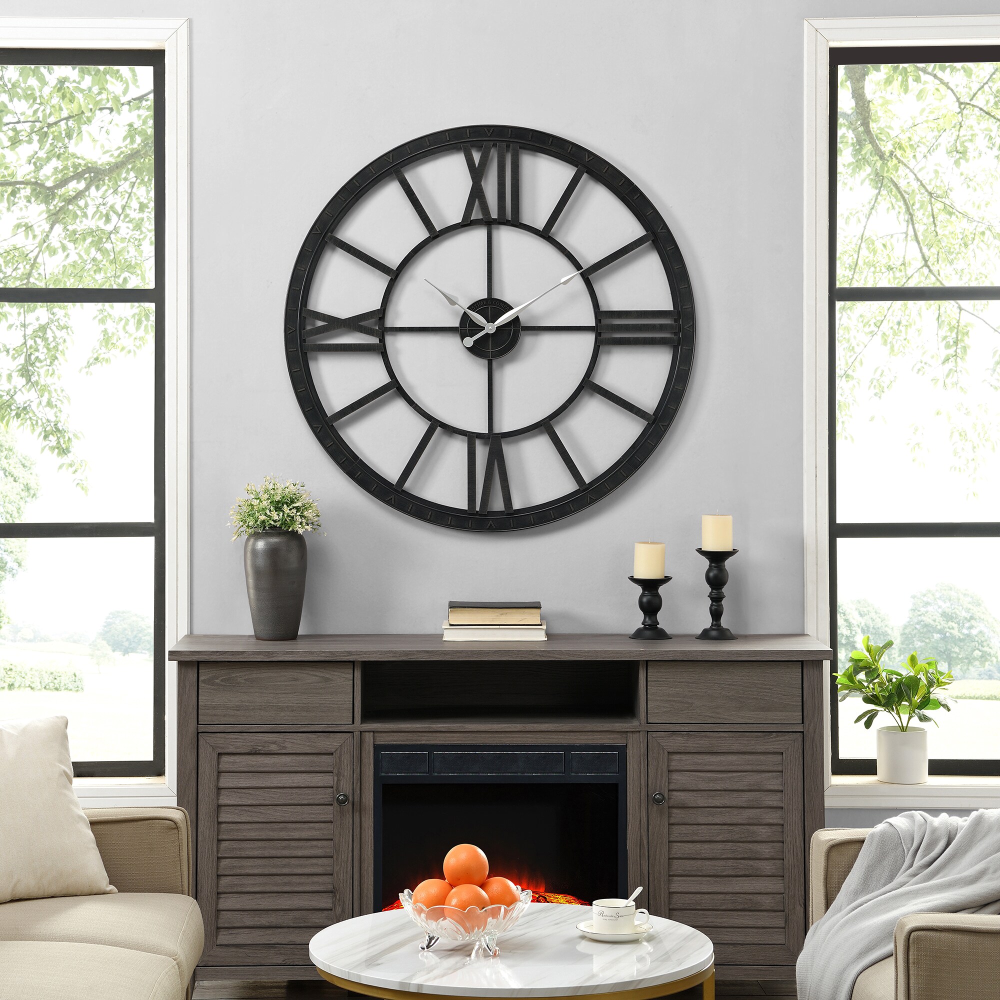 FirsTime 31194 Indoor-Outdoor-Clocks - View #2