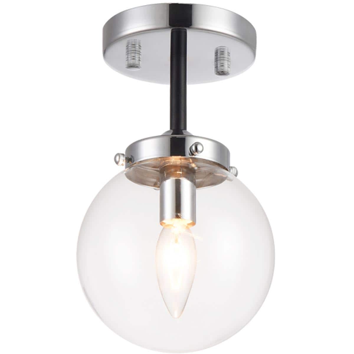 Matteo 1845436 Lighting X72301CHCL Maru Flush Mount Chrome