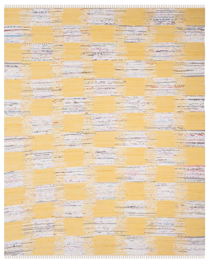 Safavieh MTK721A-8 Montauk Orford 8 x 10 (ft) Cotton Yellow/Multi Rectangular Indoor Coastal Area rug