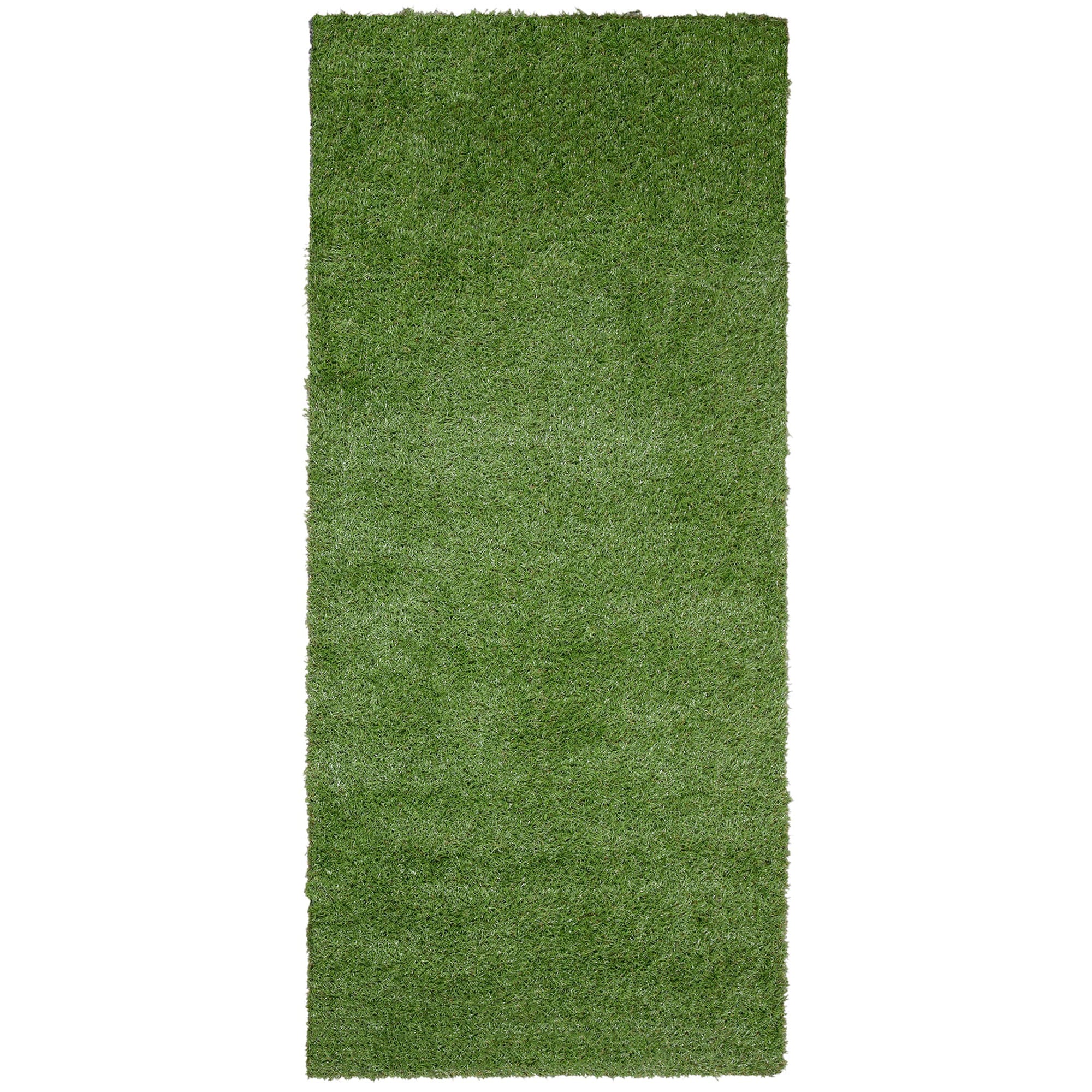 Ottomanson 3 X 4 Artificial Grass Green- Pile 0.3 In Indoor