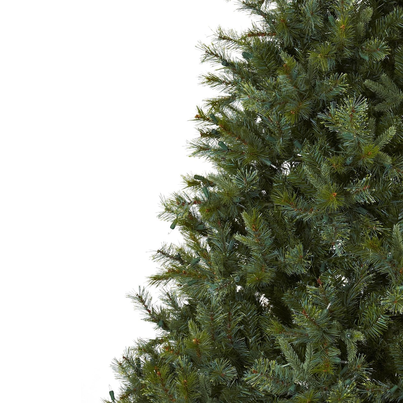 Nearly Natural 7.5-ft Pine Pre-lit Artificial Christmas Tree with ...