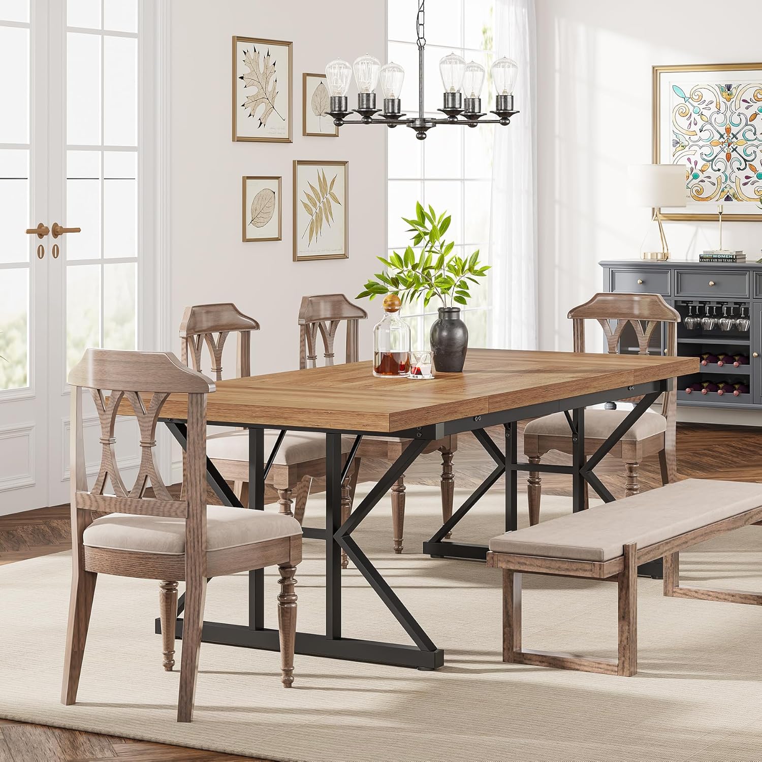 Tribesigns LWOYJL-1051YY Dining-Tables - View #3