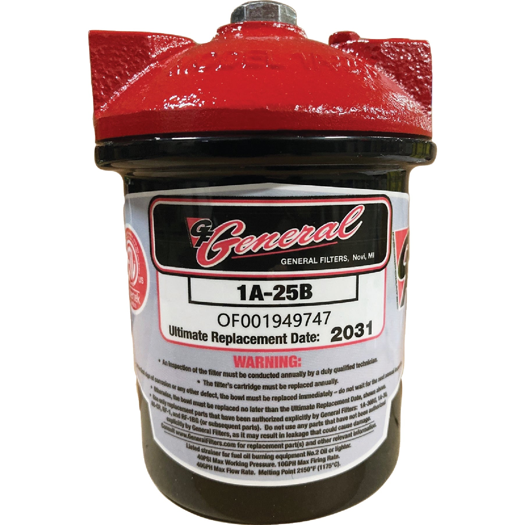 General Filtration 1A-25B Ope-Fuel-Filters - View #2