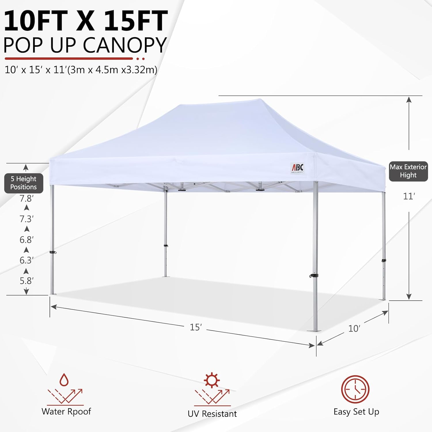 ABCCANOPY ABC-BWHFJ-GG5 Canopies-Sl - View #5