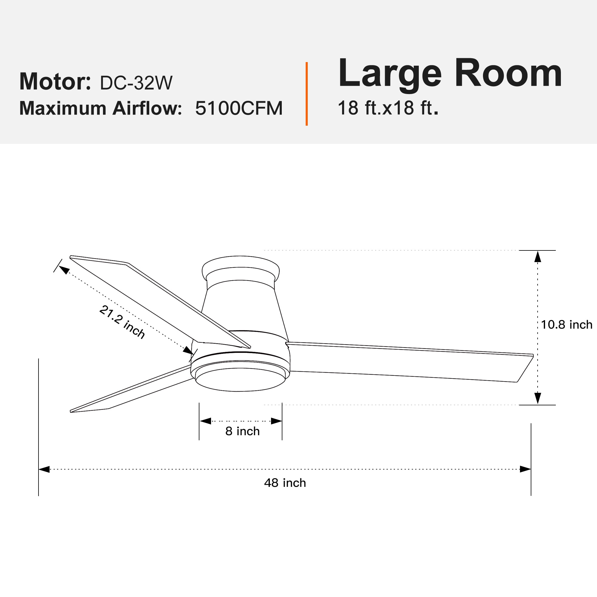 BABOOM BOM-5927ORYU Ceiling-Fans - View #4