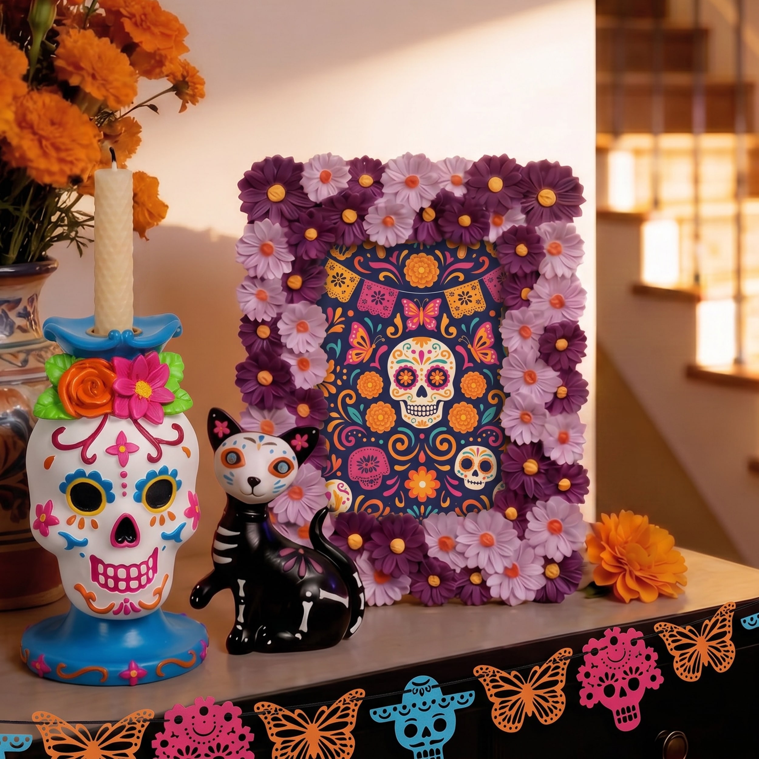 Haunted Living LW430-QXHEA009 Table-Halloween-Decor - View #2